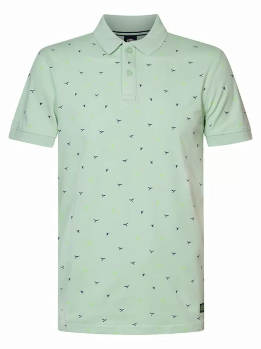 Petrol Industries Poloshirt Poloshirt mit All-over Muster Seashore günstig online kaufen