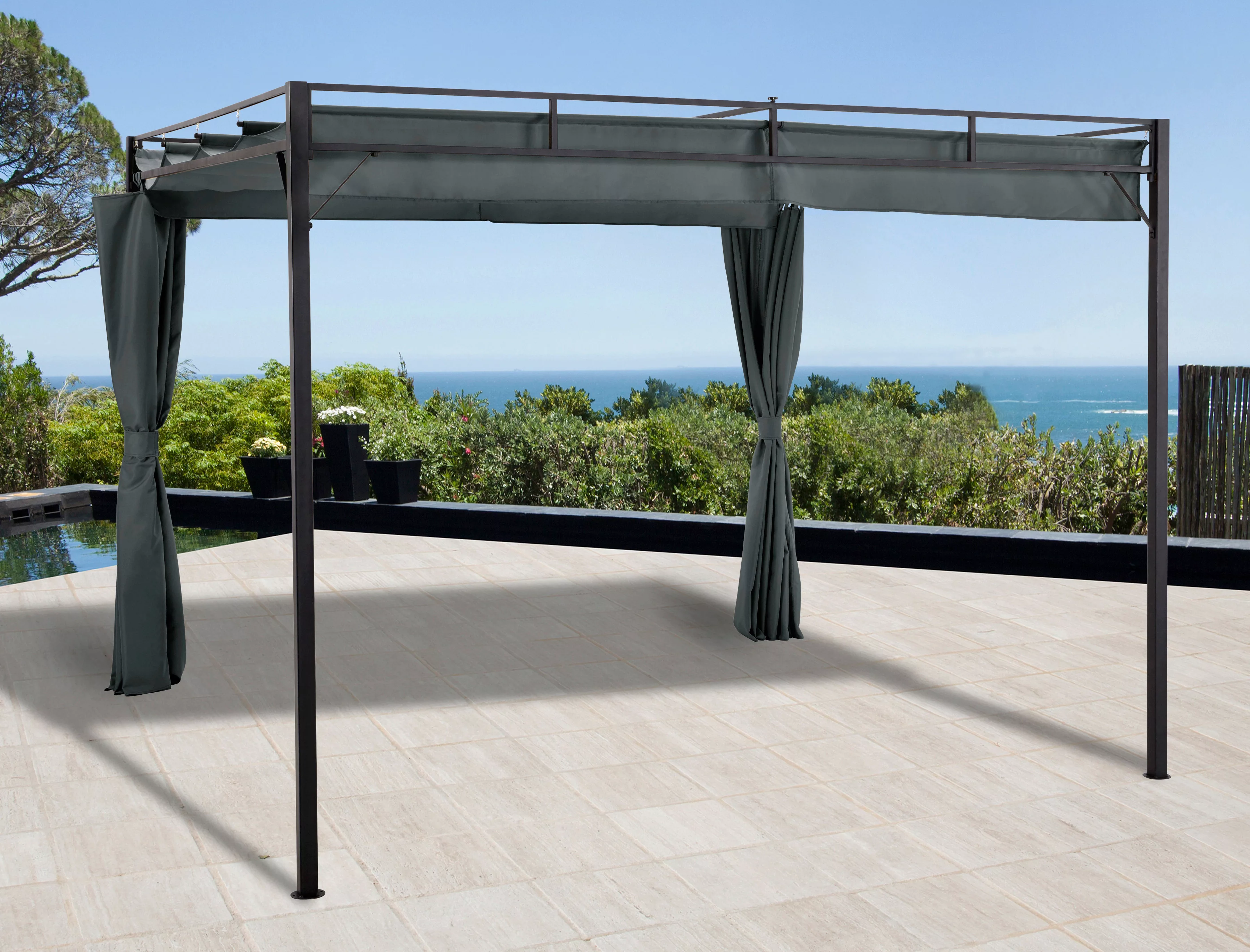 KONIFERA Pavillon "Milos", (Set), BxT: 300x300 cm günstig online kaufen