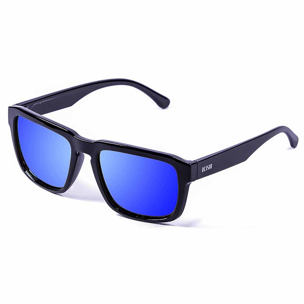 Lenoir Eyewear La Mel Sonnenbrille CAT3 Shiny Black Frame With Blue Revo Le günstig online kaufen
