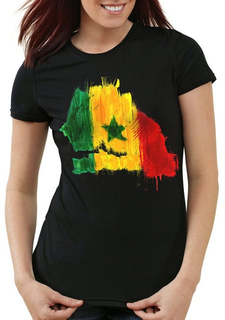 style3 T-Shirt Flagge Senegal Fußball Sport Afrika WM EM Fahne günstig online kaufen