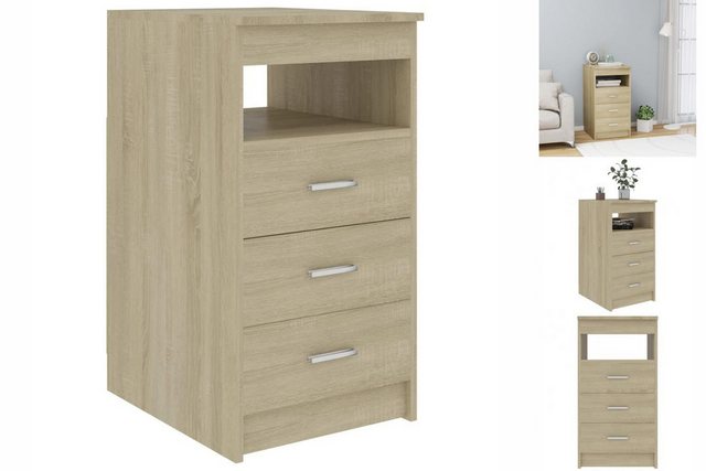 Sideboard Mit Schubladen Sonoma-eiche 40×50×76 Cm Spanplatte günstig online kaufen