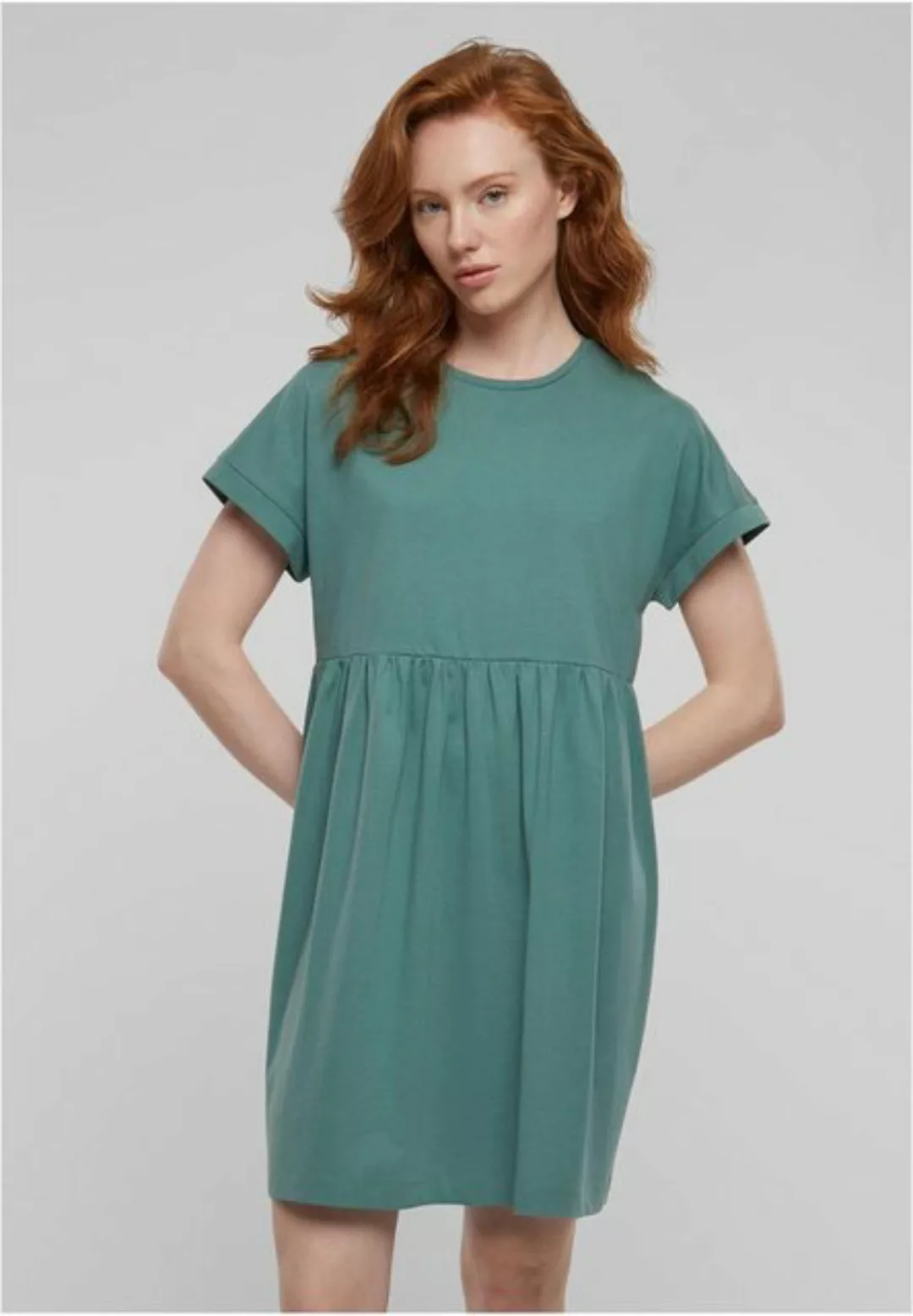 URBAN CLASSICS Sommerkleid Ladies Organic Empire Valance Tee Dress günstig online kaufen