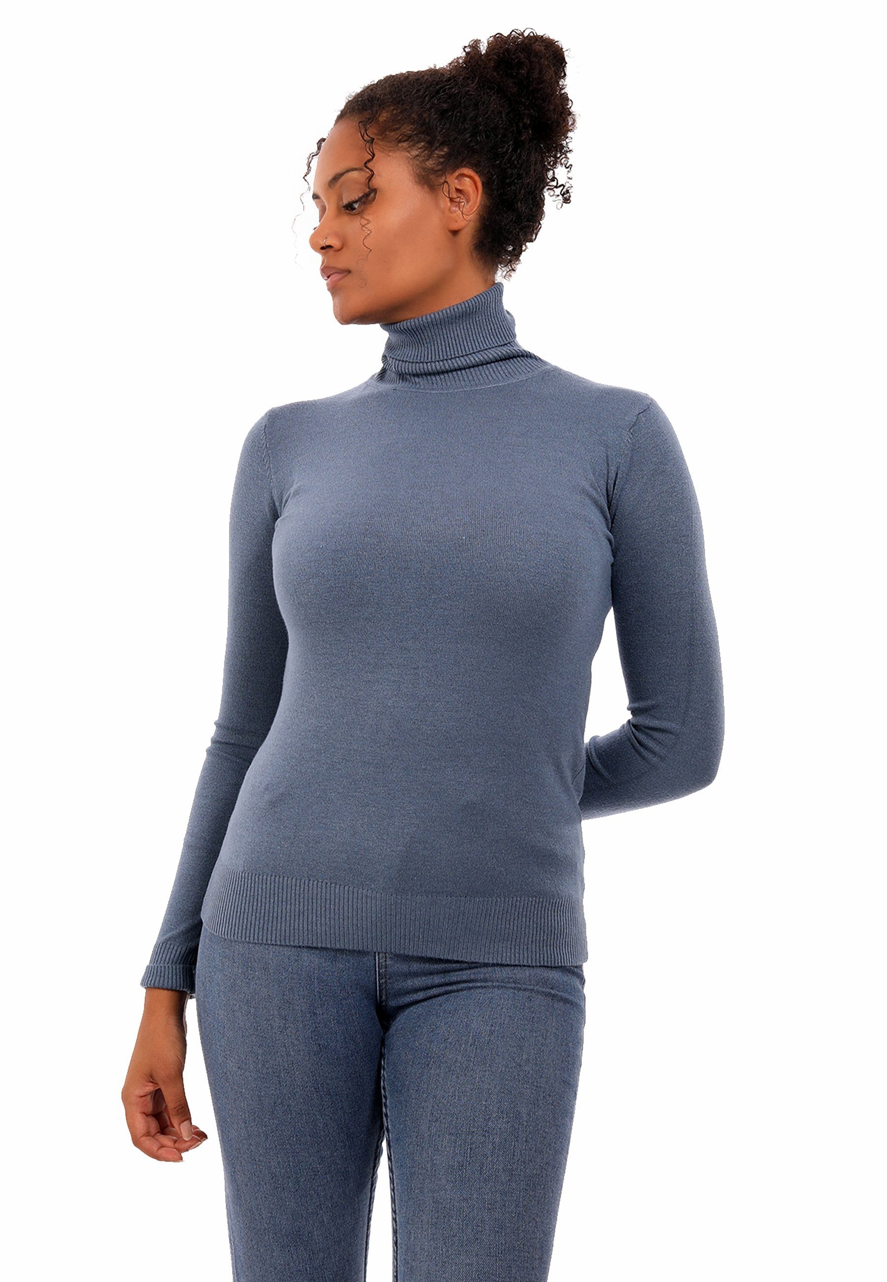 YC Fashion & Style Rollkragenpullover Basic günstig online kaufen