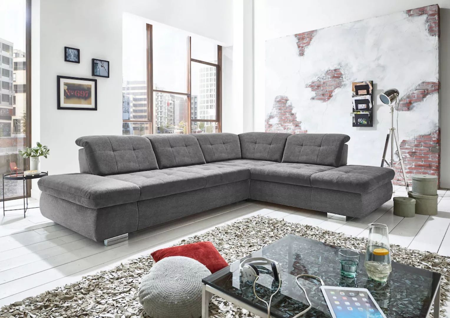 Die PlanBar Ecksofa "MP-IN17004 L-Form" günstig online kaufen