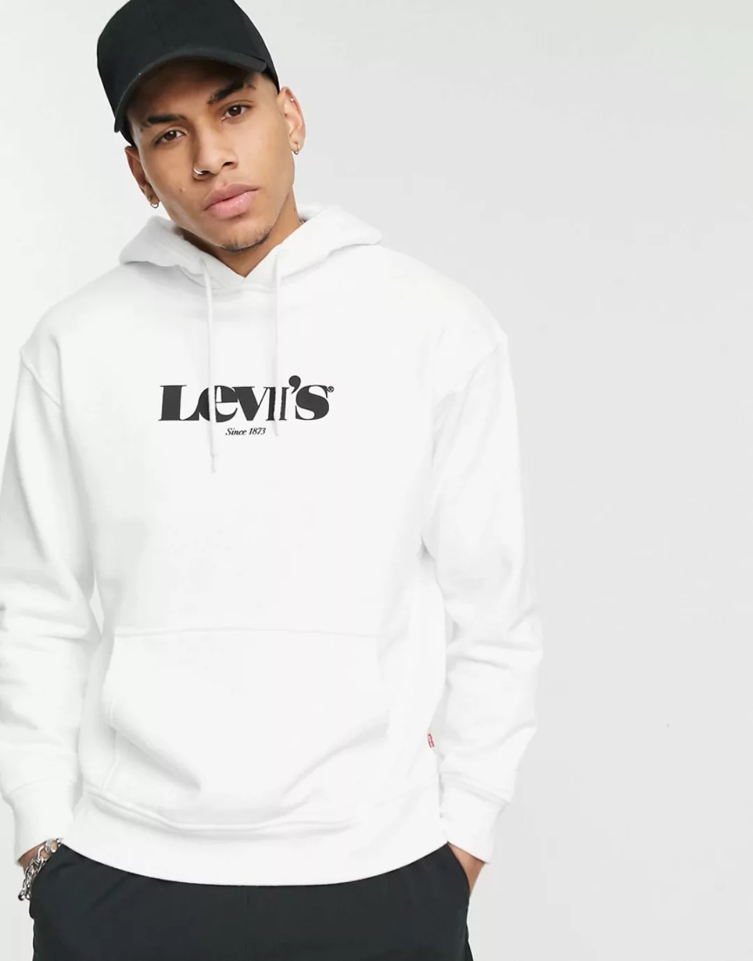 Levi's – Locker geschnittenes Sweatshirt im Modern Vintage-Design mit große günstig online kaufen