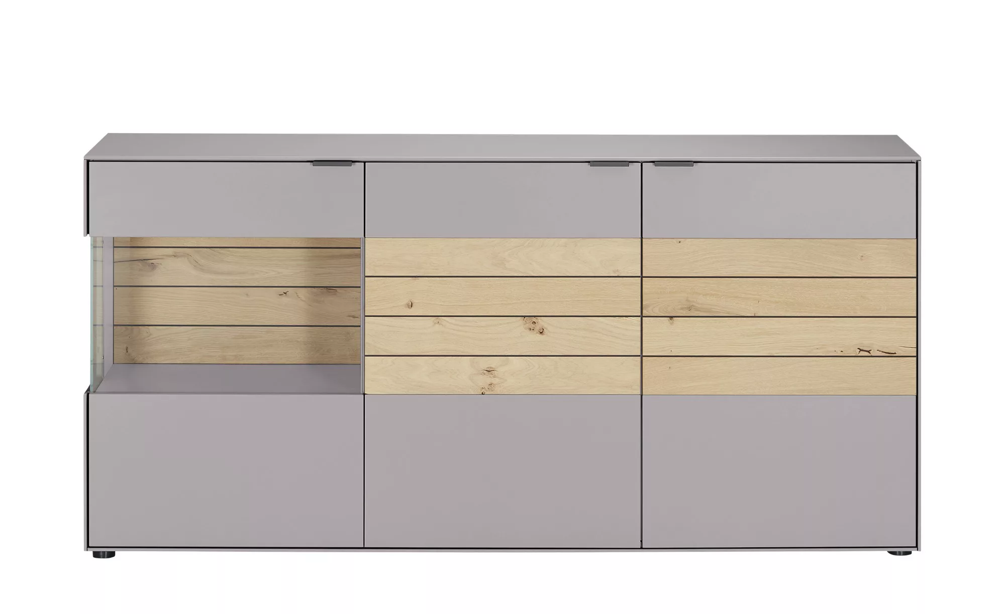 Jette Home Sideboard  Como ¦ grau ¦ Maße (cm): B: 182 H: 88 T: 46.0 Kommode günstig online kaufen