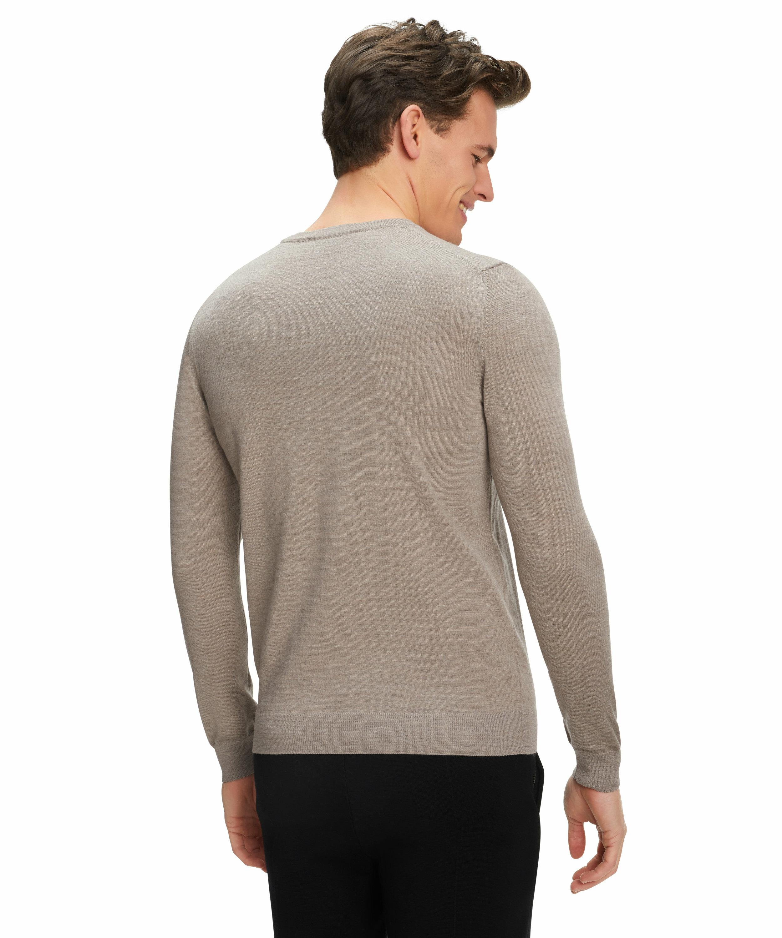 FALKE Herren Pullover V-Ausschnitt, 4XL, Braun, Uni, Wolle, 60911-407808 günstig online kaufen