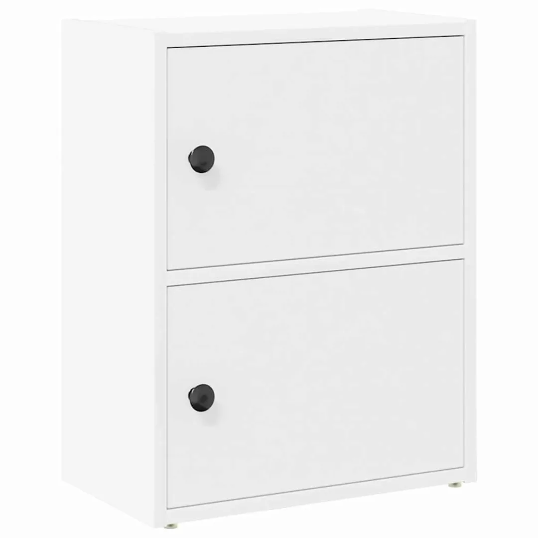 vidaXL Bücherregal Bücherregal Weiß 40x24x52 cm günstig online kaufen