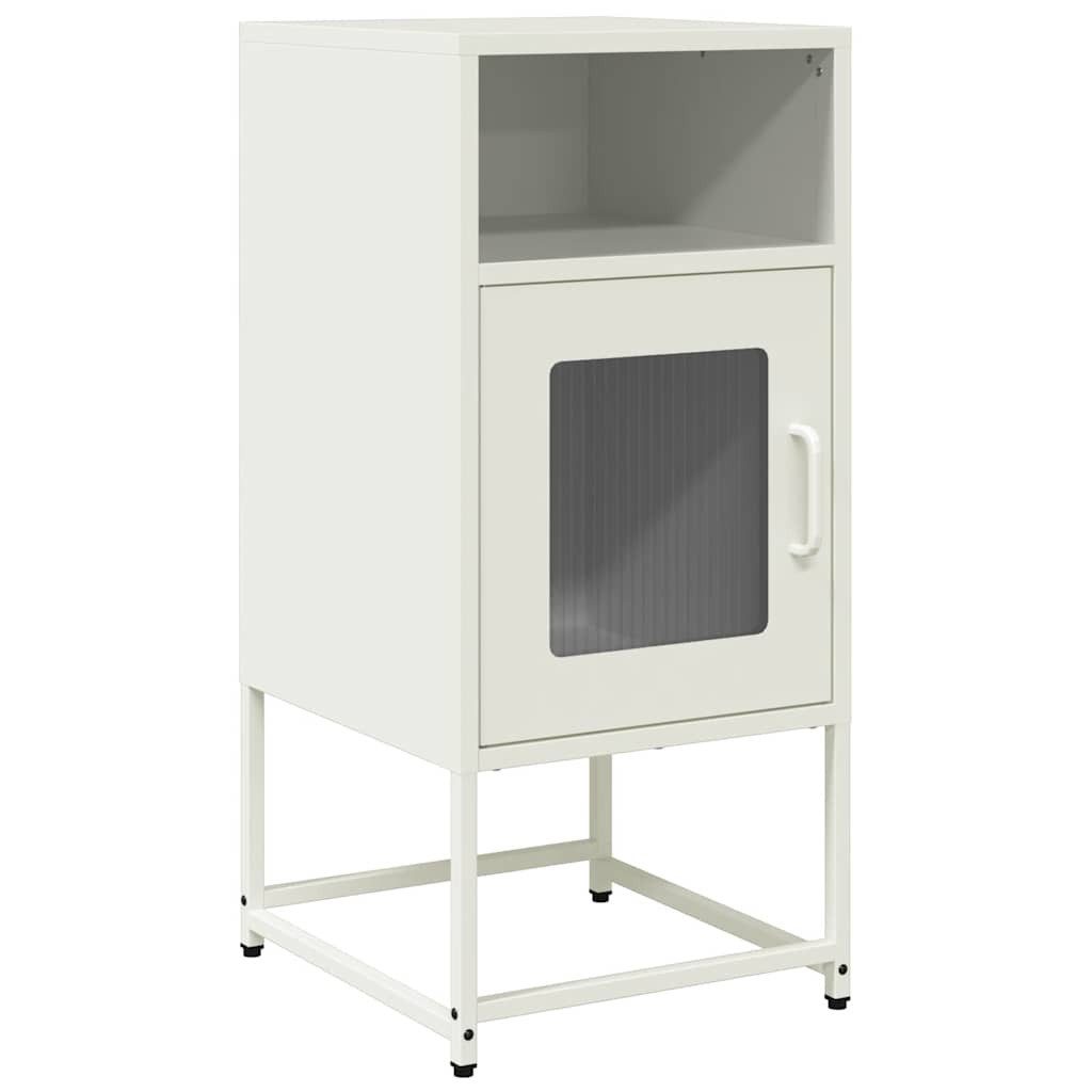 vidaXL Nachttisch Nachttisch Weiß 36x39x78 cm günstig online kaufen