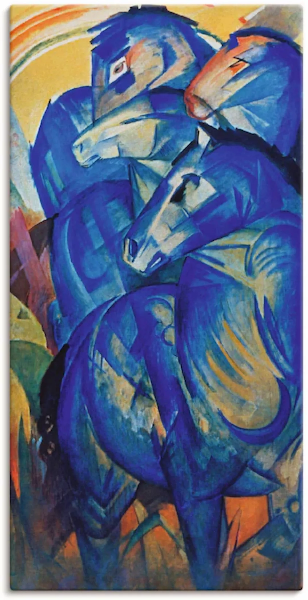 Artland Wandbild »Turm der blauen Pferde. 1913«, Haustiere, (1 St.), als Le günstig online kaufen