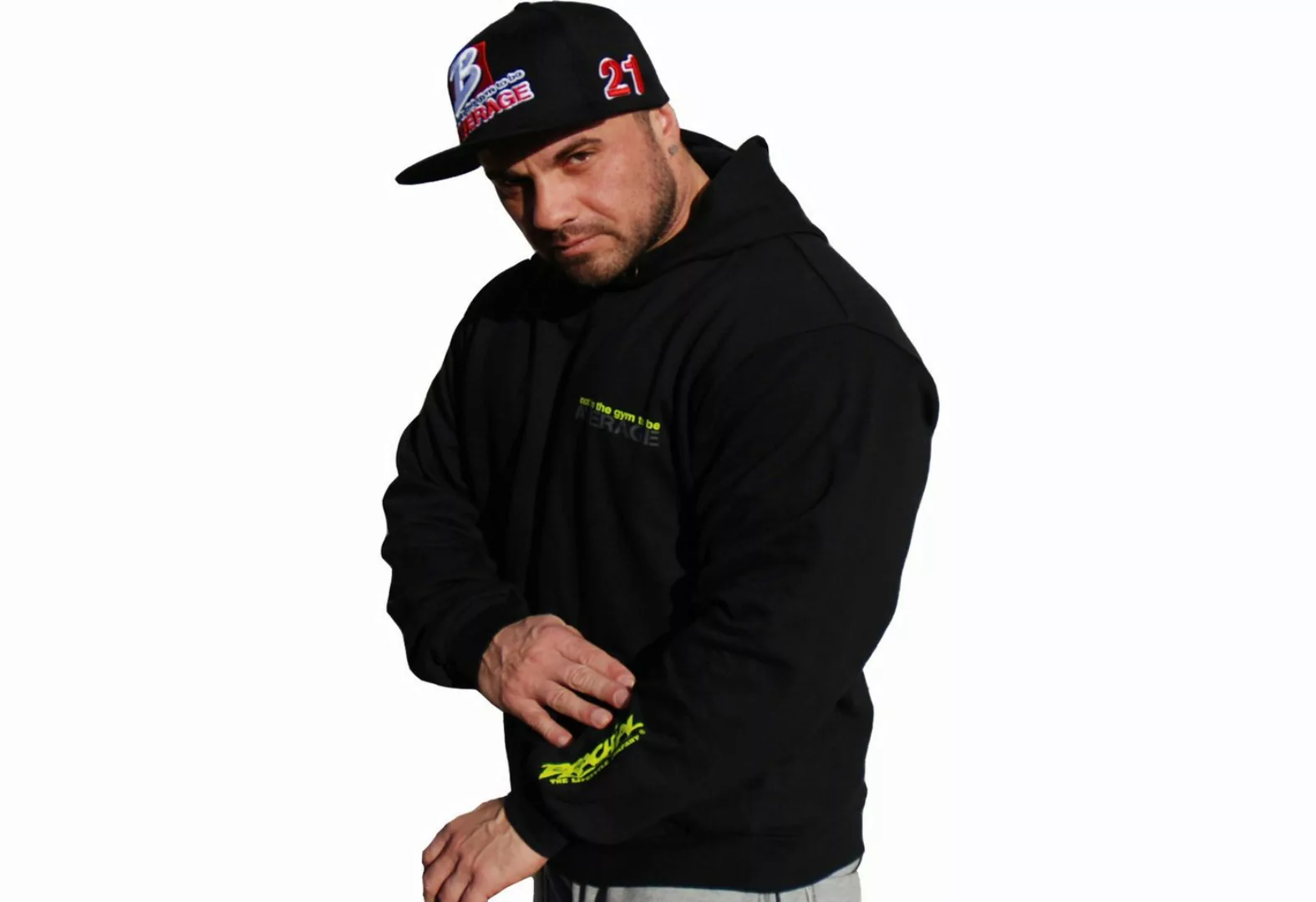 BRACHIAL THE LIFESTYLE COMPANY Kapuzensweatshirt Brachial Hoody "NotAverage günstig online kaufen