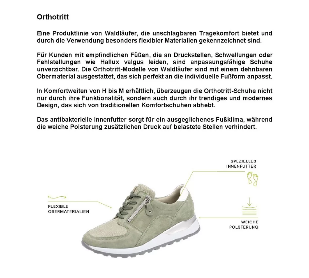 Waldläufer Sneaker "HIROKO-Soft", Freizeitschuh, Halbschuh, Bequemschuh in günstig online kaufen