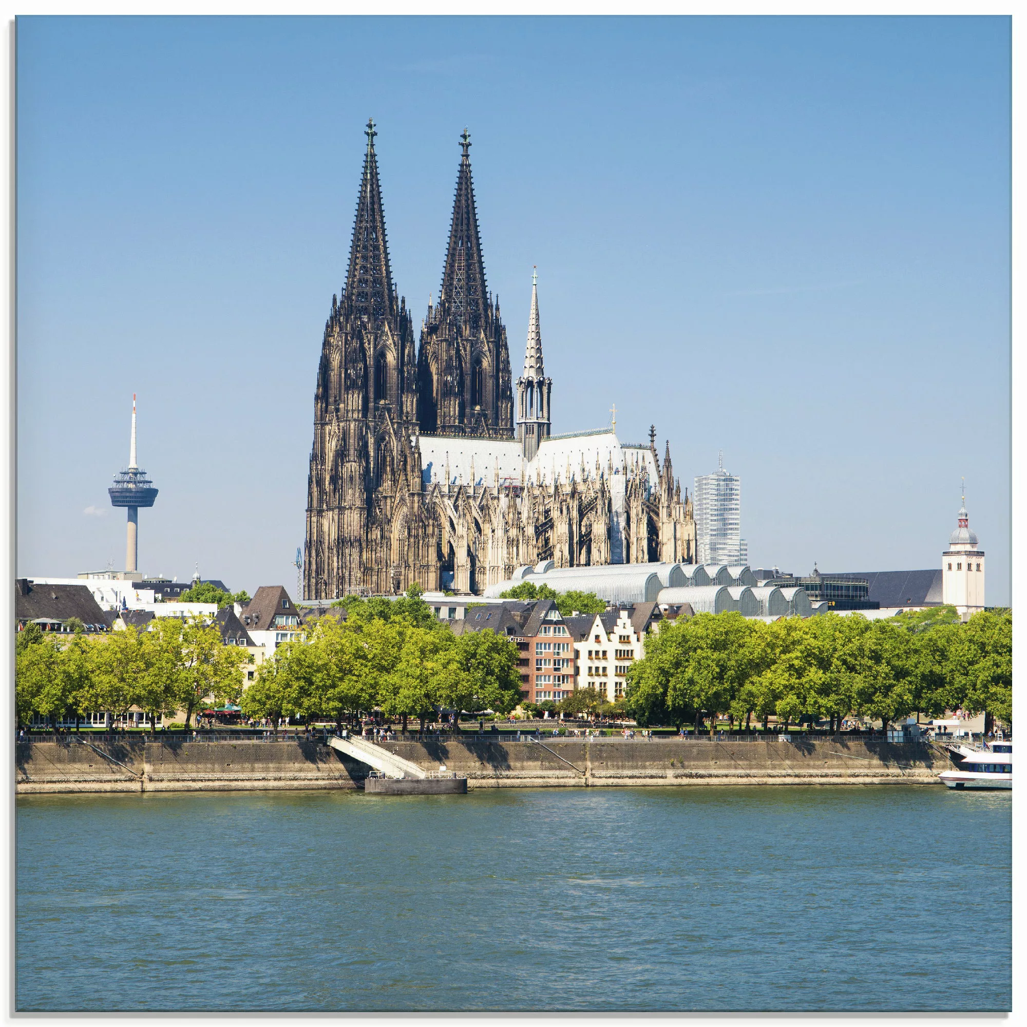 Artland Glasbild "Kölner Dom", Gebäude, (1 St.), in verschiedenen Größen günstig online kaufen