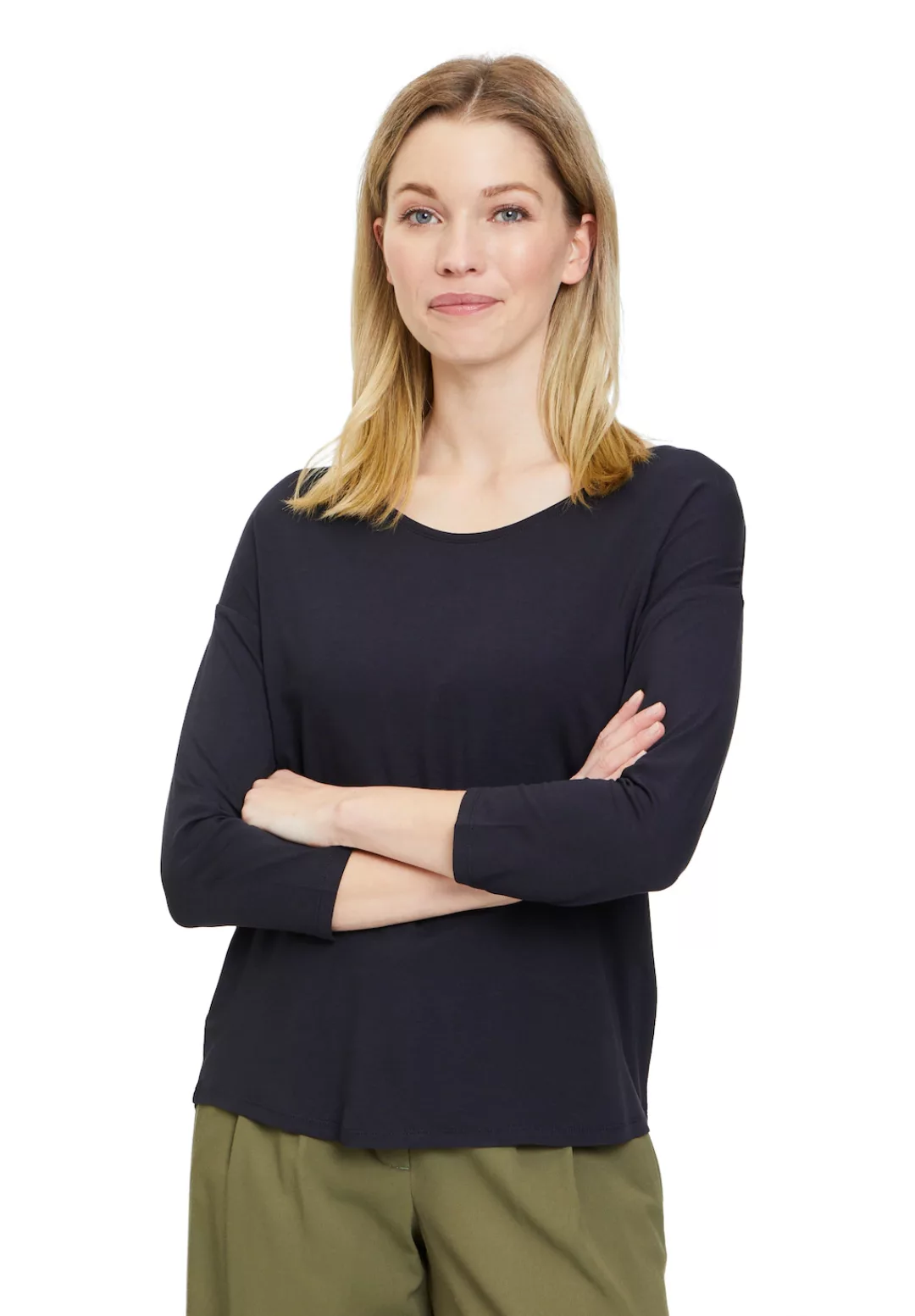 Betty&Co 3/4-Arm-Shirt "Betty & Co Basic Shirt unifarben", Form günstig online kaufen