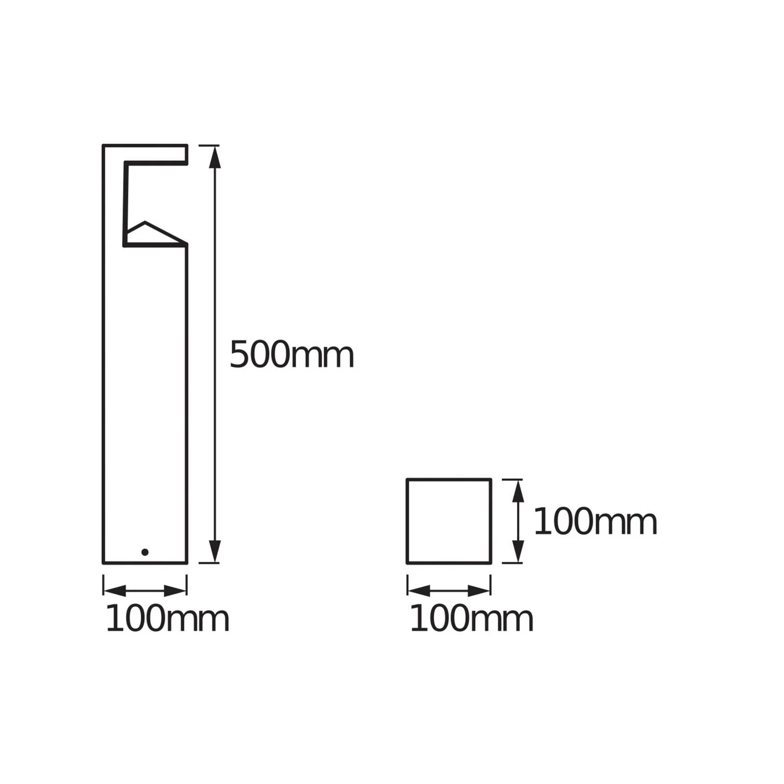 OSRAM LED-Wegeleuchte ENDURA STYLE PYRAMID, Edelstahl, IP44 günstig online kaufen