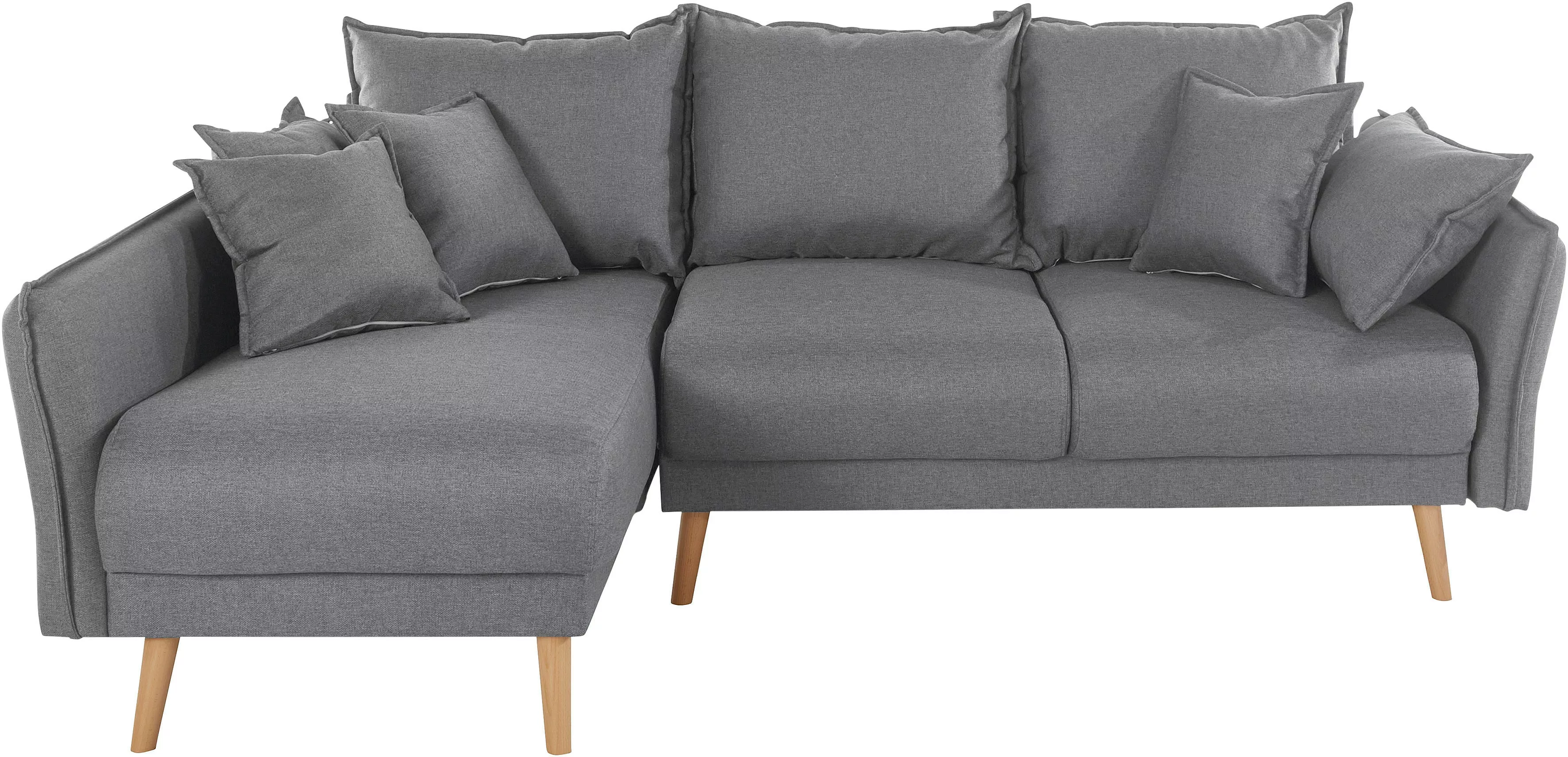 Home affaire Ecksofa "Granbo L-Form", incl. Bettfunktion und Bettkasten, Fe günstig online kaufen