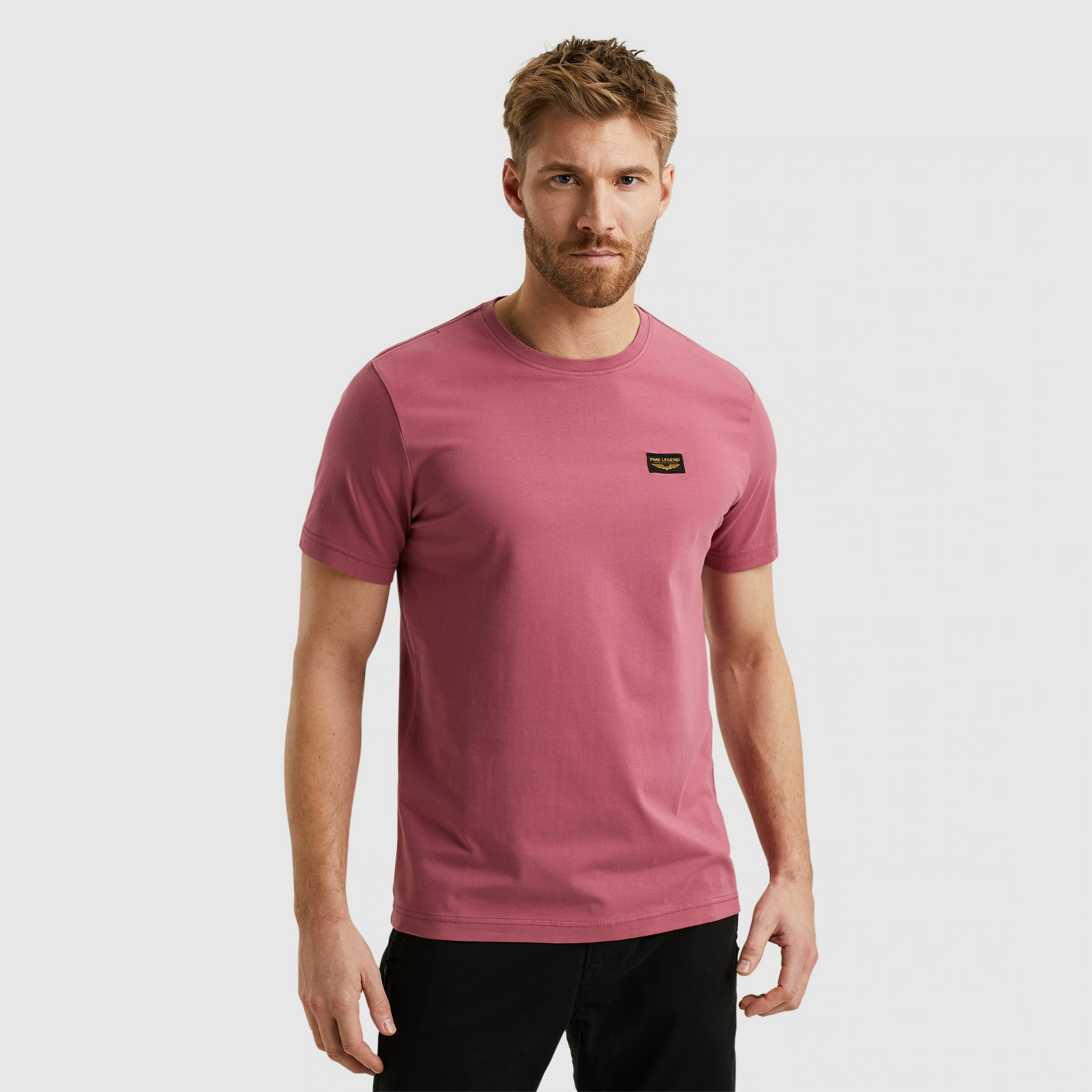 PME Legend Herren Rundhals T-Shirt GUYVER - Regular Fit günstig online kaufen