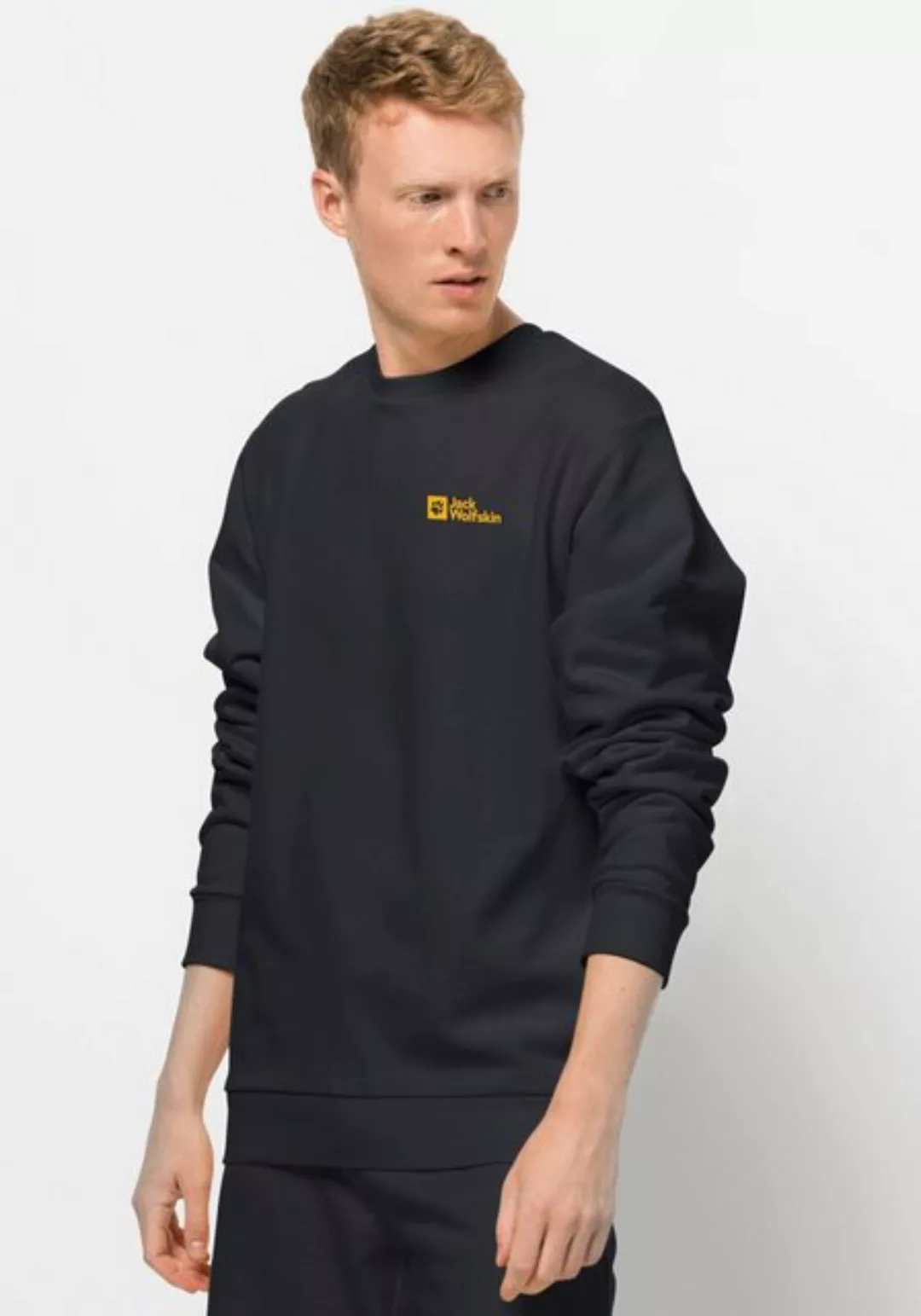 Jack Wolfskin Rundhalspullover ESSENTIAL CREWNECK M günstig online kaufen