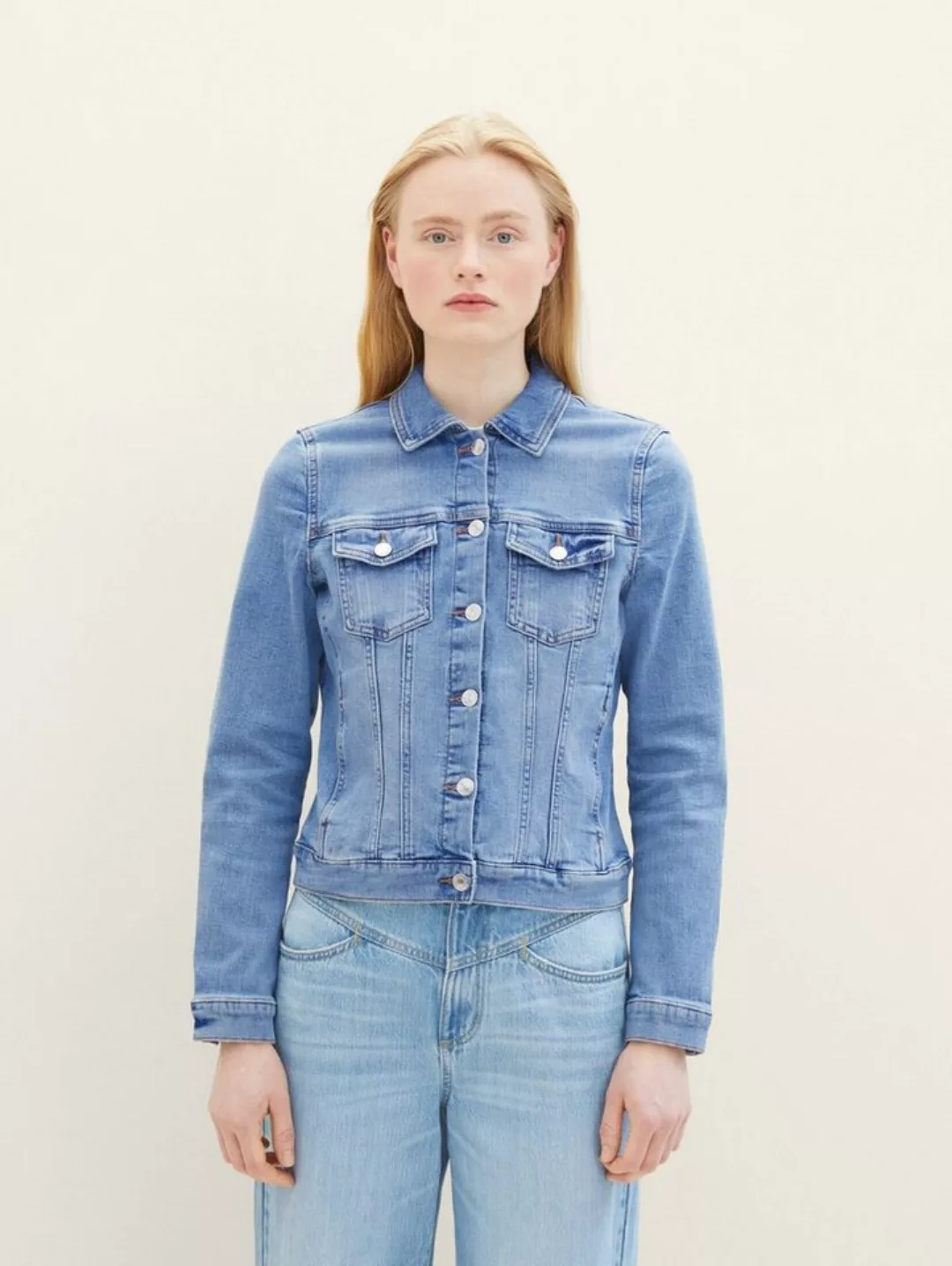 TOM TAILOR Denim Jeansjacke im klassischen Look und mit Stretch günstig online kaufen