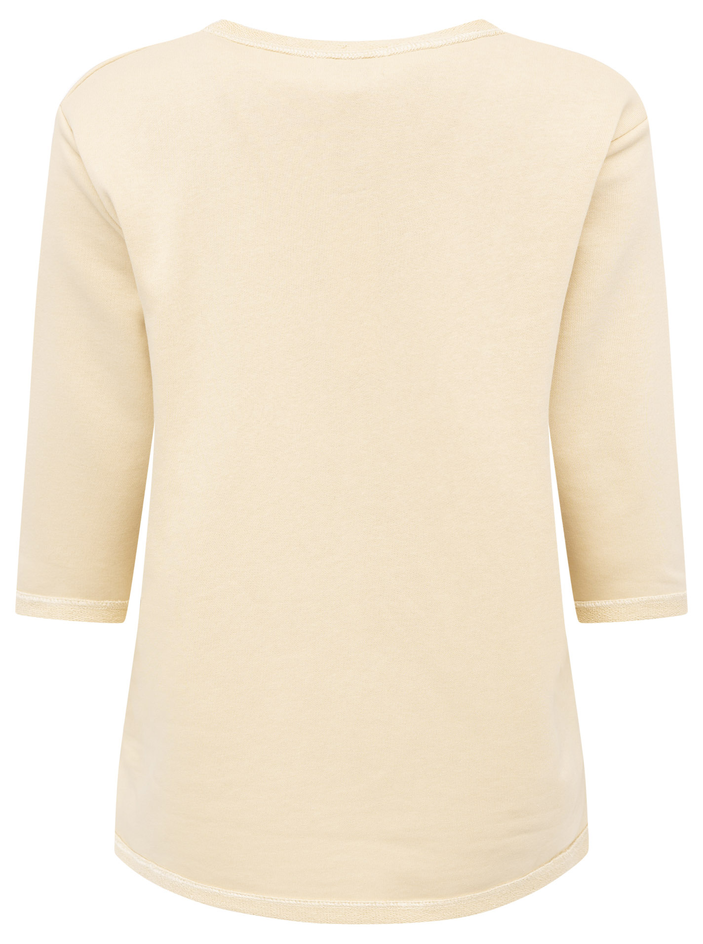 Zwillingsherz Langarmshirt ""Smile"", 3/4-Arm, Rundhalsausschnitt, Stickere günstig online kaufen
