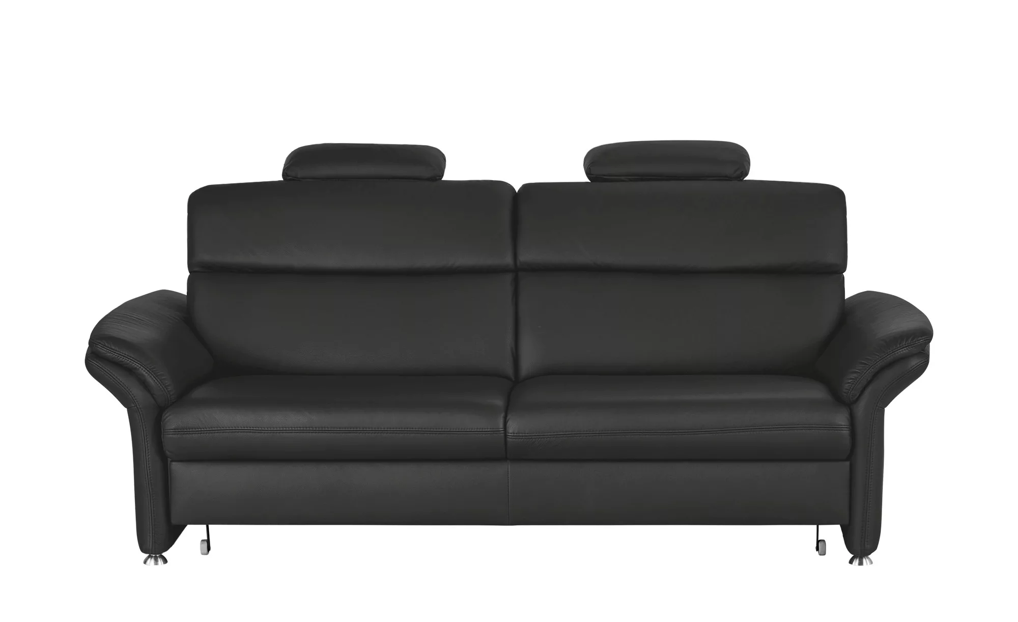 meinSofa Einzelsofa Leder Manon ¦ schwarz ¦ Maße (cm): B: 228 H: 94 T: 92.0 günstig online kaufen