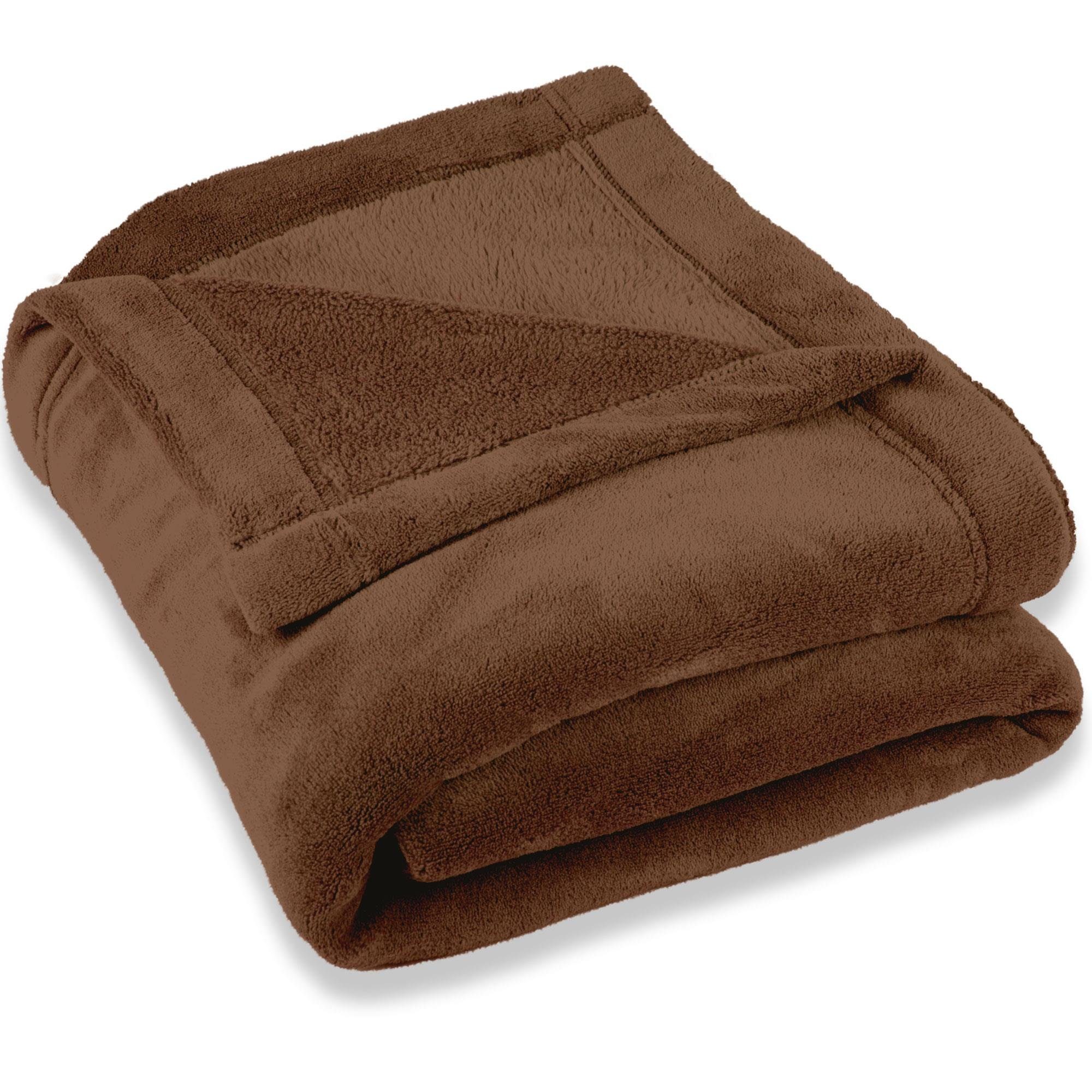 Wohndecke Montreal Kuscheldecke Tagesdecke Fleece Decke günstig online kaufen