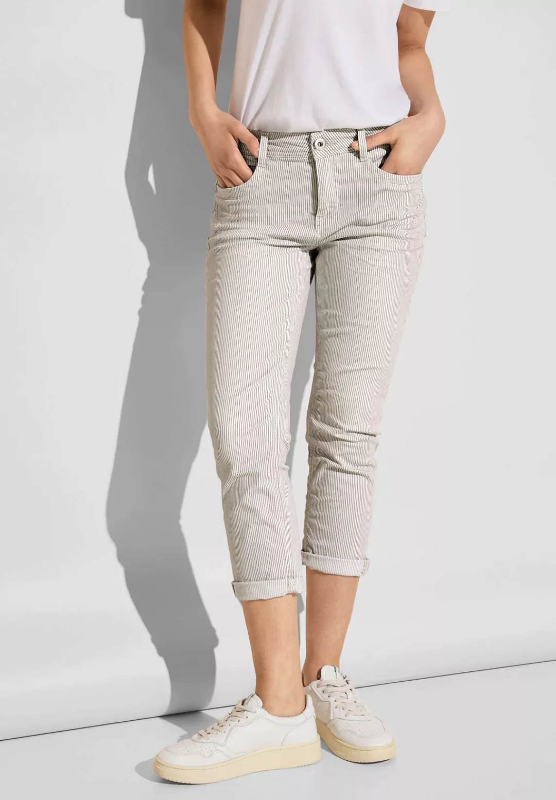 STREET ONE Slim-fit-Jeans Middle Waist günstig online kaufen