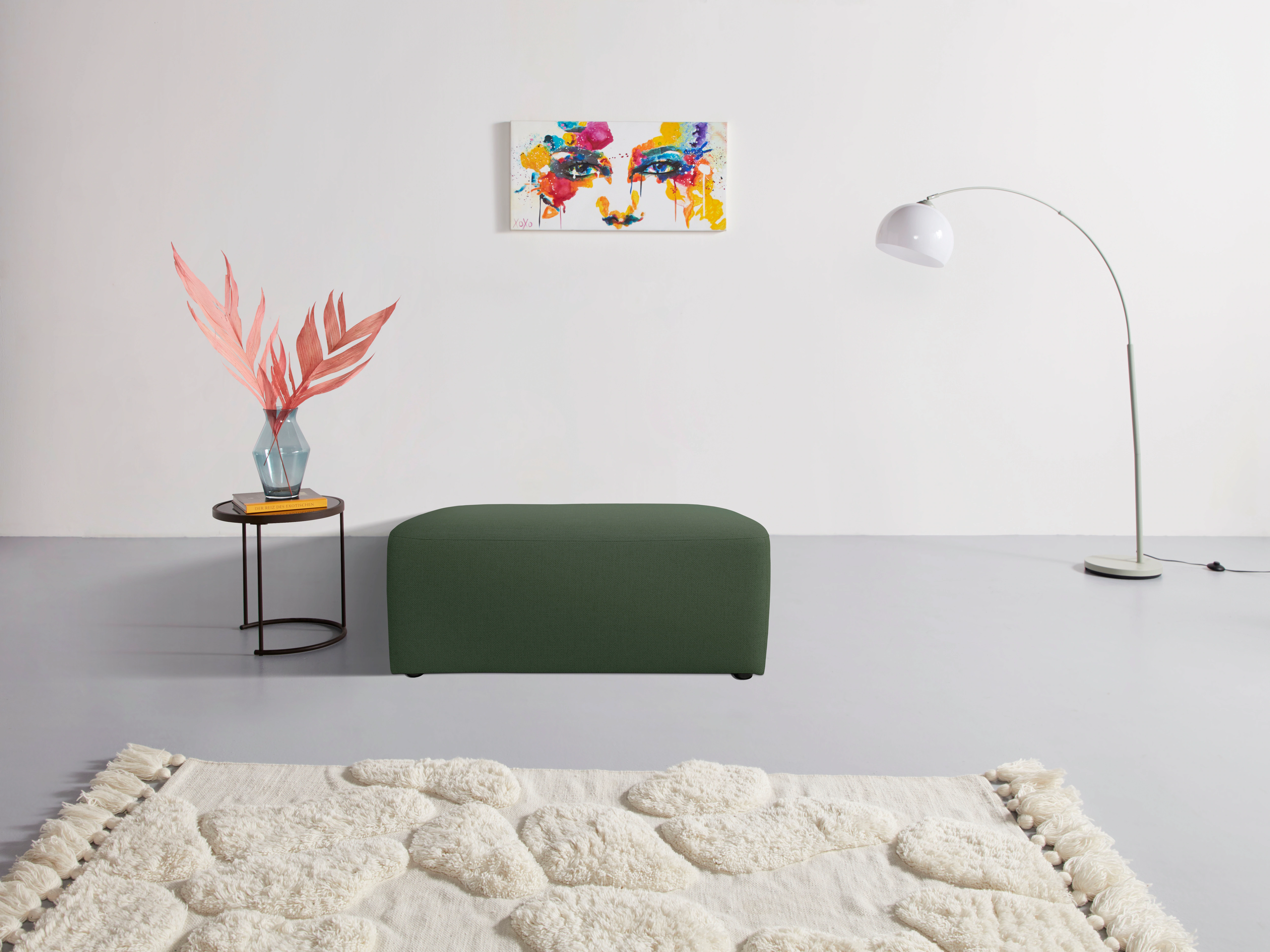 INOSIGN Polsterhocker "Koa, Hocker, passend zur Modulserie KOA", in Webstof günstig online kaufen