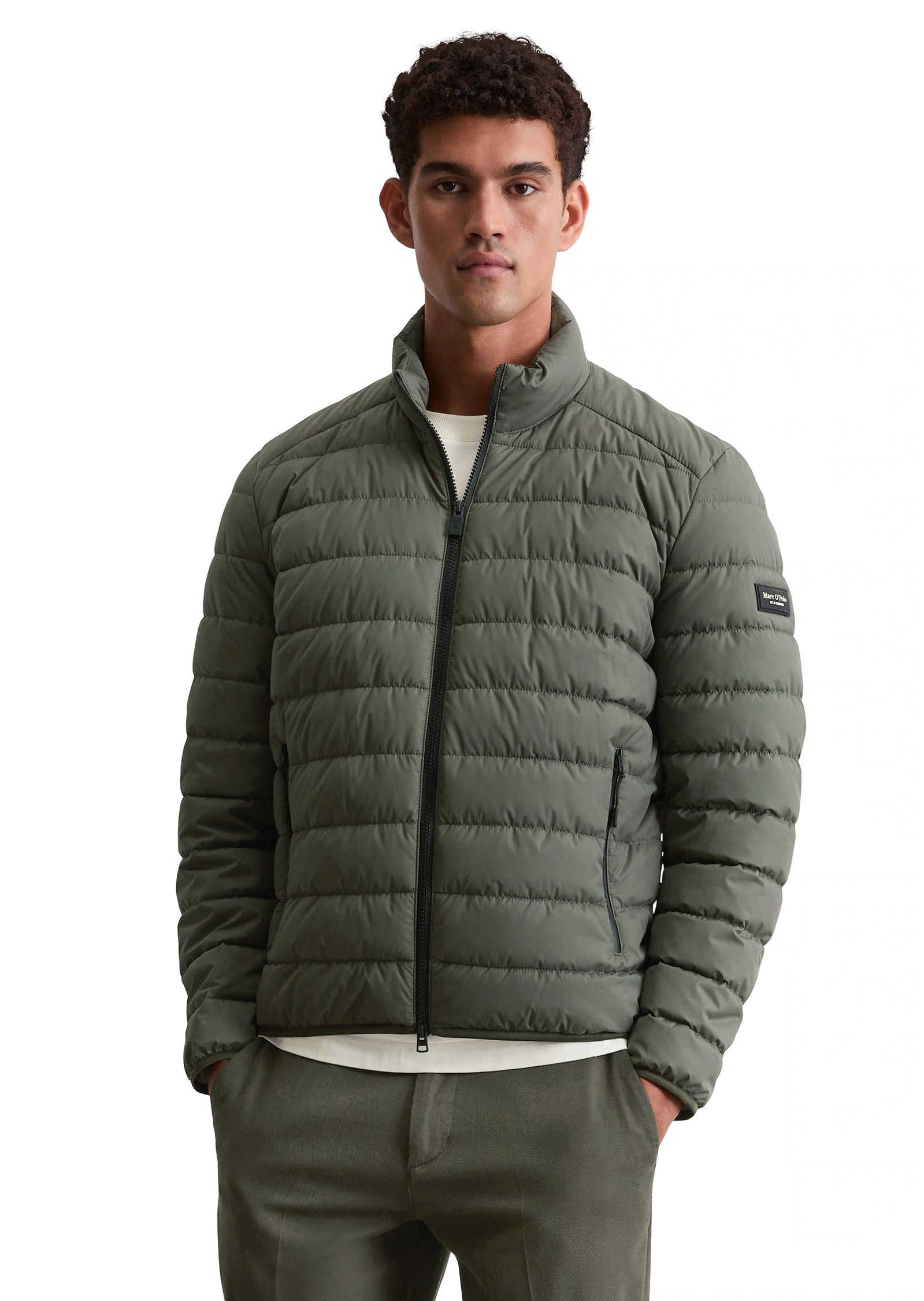 Marc OPolo Outdoorjacke "aus recyceltem Performance-Polyester", ohne Kapuze günstig online kaufen