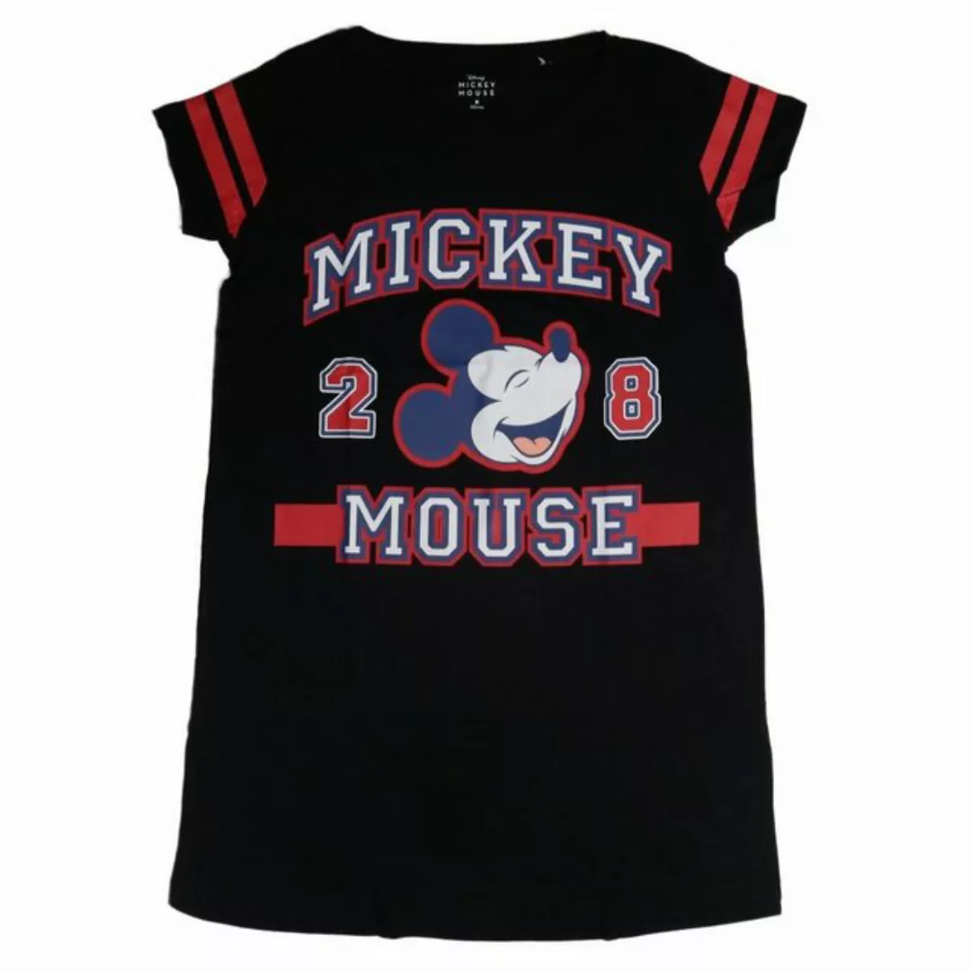 Disney Pyjamaoberteil Disney Mickey Maus Damen kurzarm Schlafshirt Nachthem günstig online kaufen