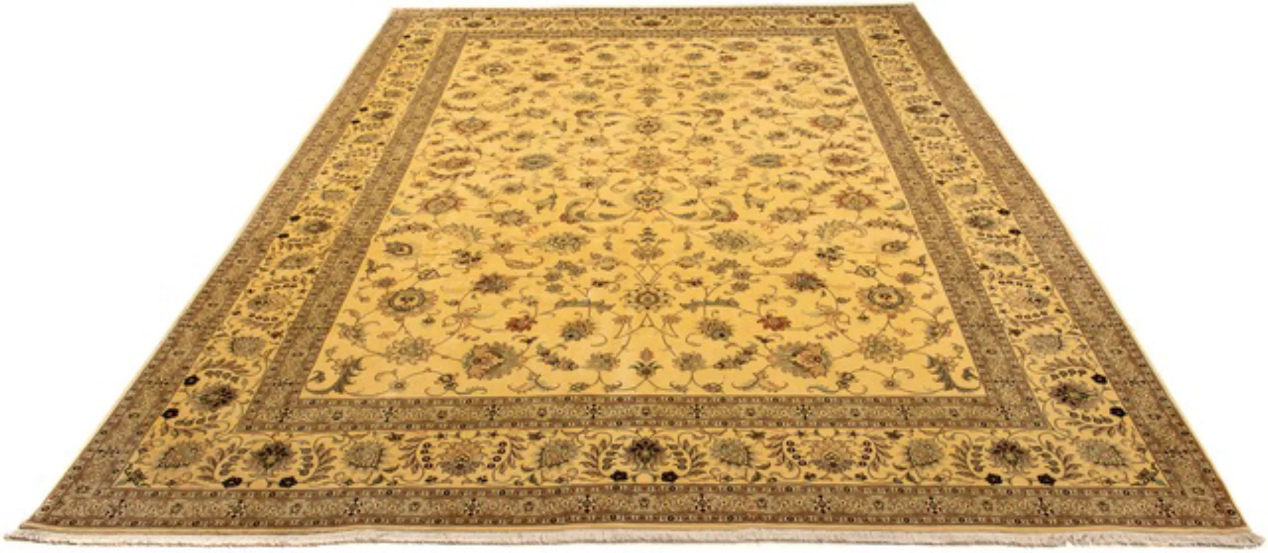 morgenland Orientteppich »Perser - Täbriz - Royal - 343 x 248 cm - gold«, r günstig online kaufen