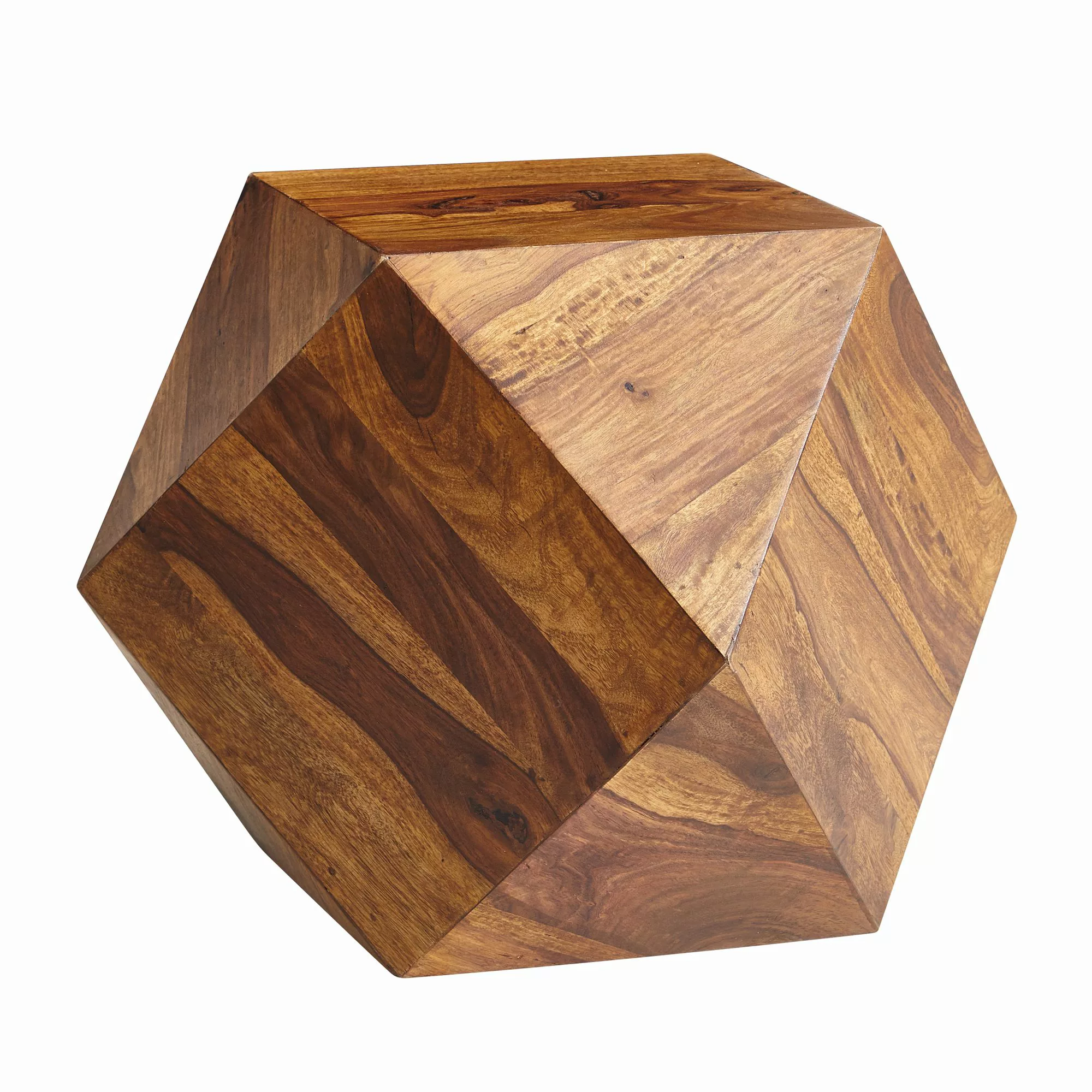 Couchtisch 57 x 42,5 x 57 cm Sheesham Massivholz Sofatisch Modern | Wohnzim günstig online kaufen