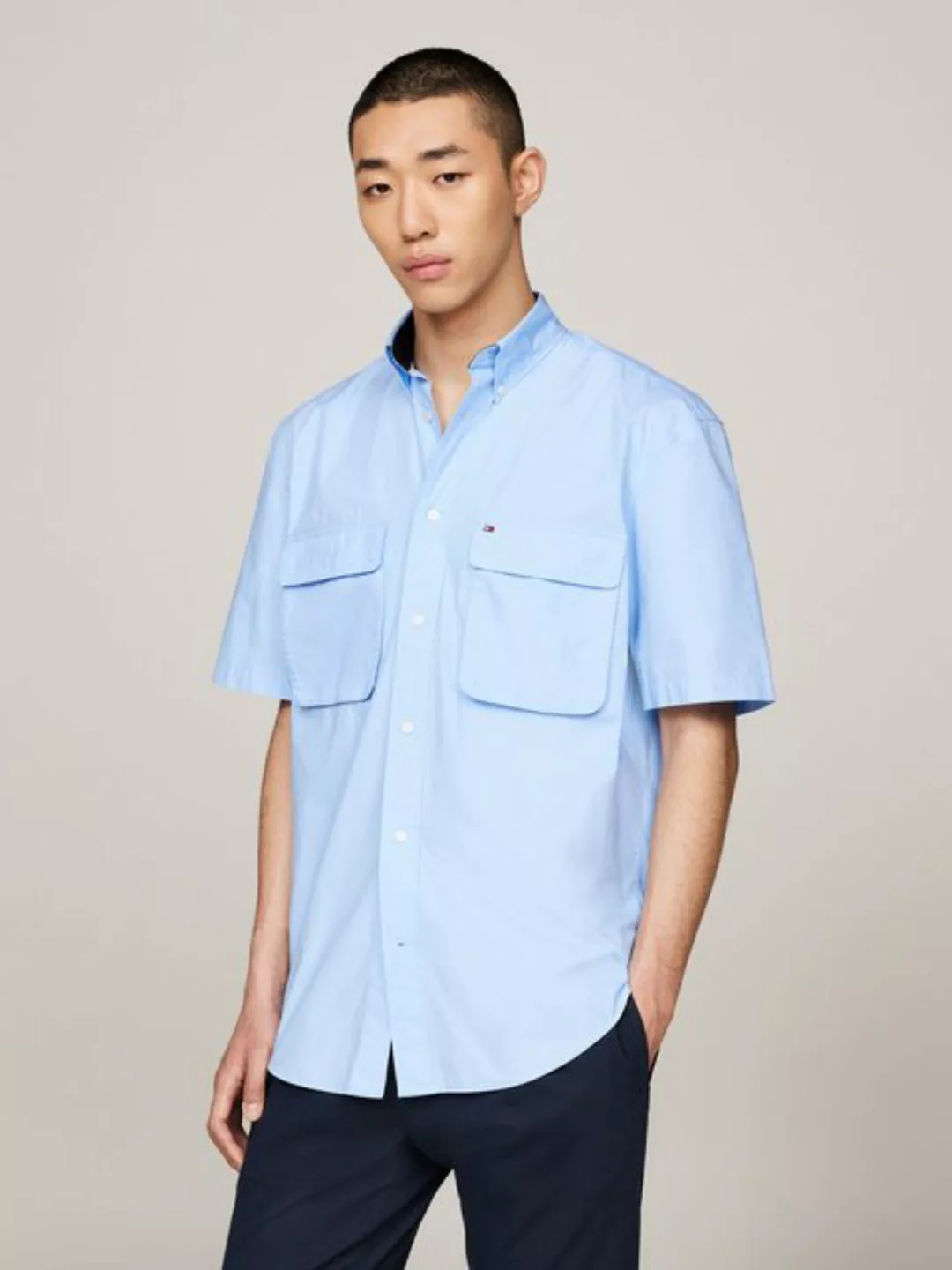 Tommy Hilfiger Kurzarmhemd WCC POPLIN TWO POCKET SHIRT S/S günstig online kaufen