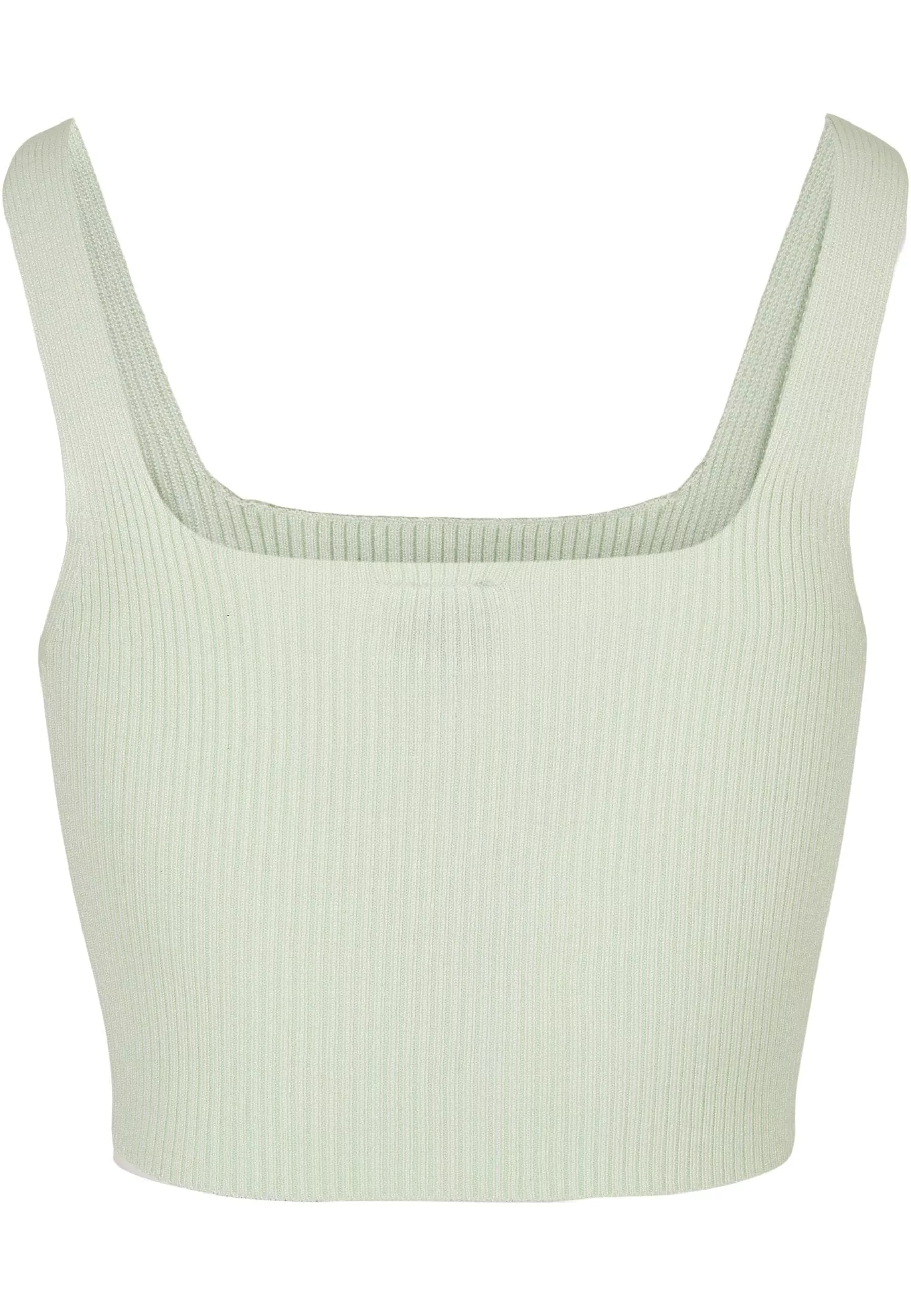 URBAN CLASSICS Muskelshirt "Urban Classics Damen Ladies Cropped Knit Top", günstig online kaufen
