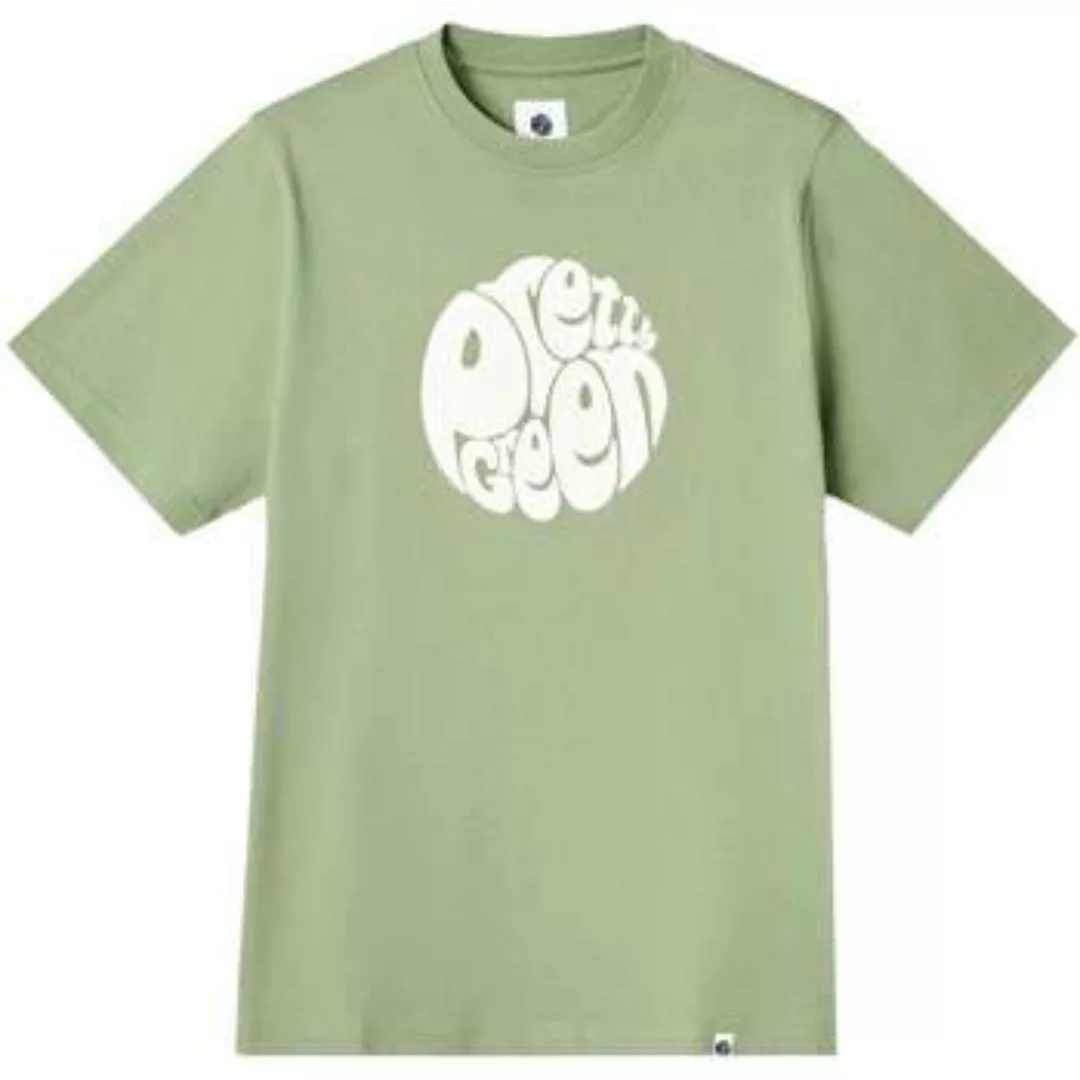 Pretty Green  T-Shirts & Poloshirts Gillespie Logo T-Shirt Light Green günstig online kaufen