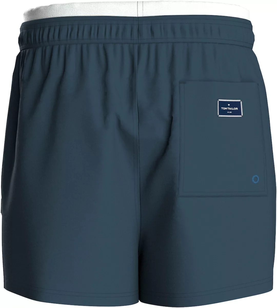 TOM TAILOR Badehose, Kordel mit Logodruck günstig online kaufen