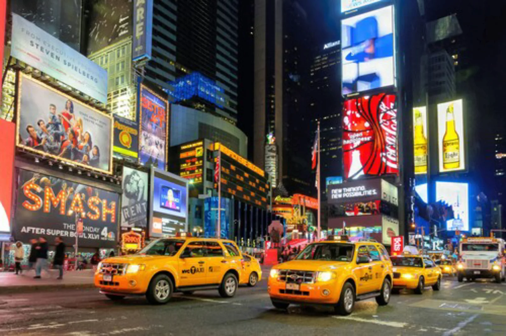 Papermoon Fototapete »New York Taxis« günstig online kaufen