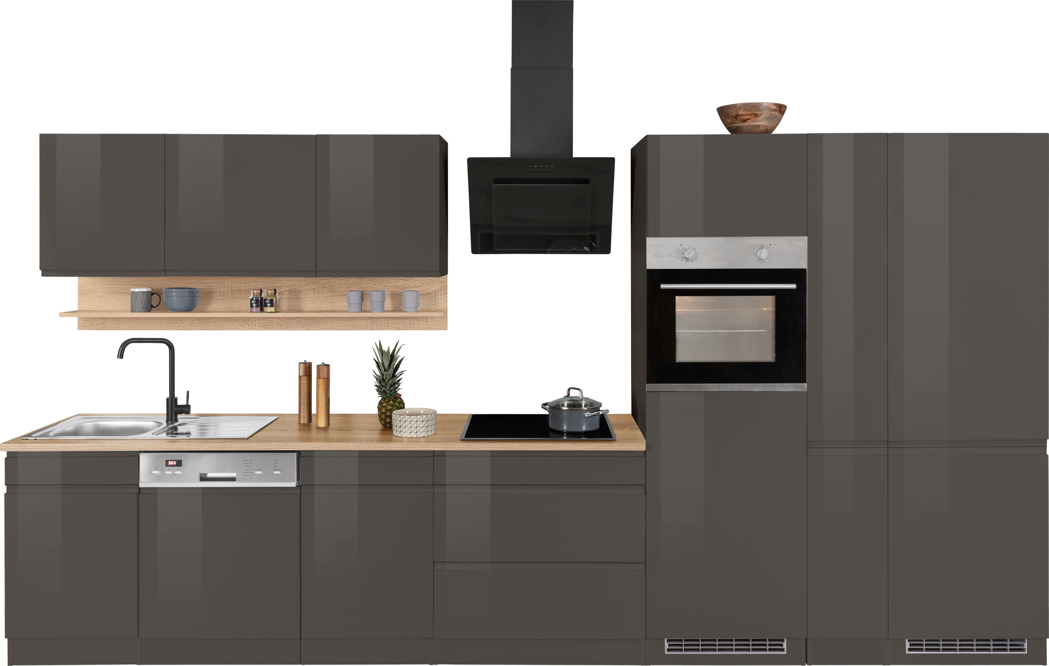 KOCHSTATION Küchenzeile KS-Virginia, Breite 390 cm, günstig online kaufen