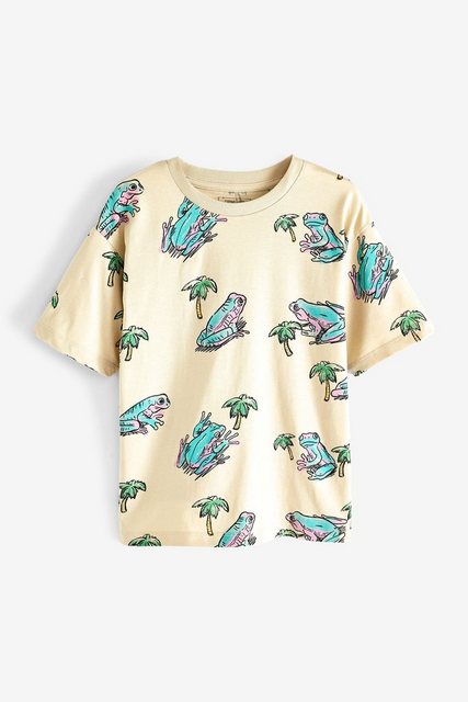 Next T-Shirt Kurzarmhemd mit sommerlichem Print (1-tlg) günstig online kaufen