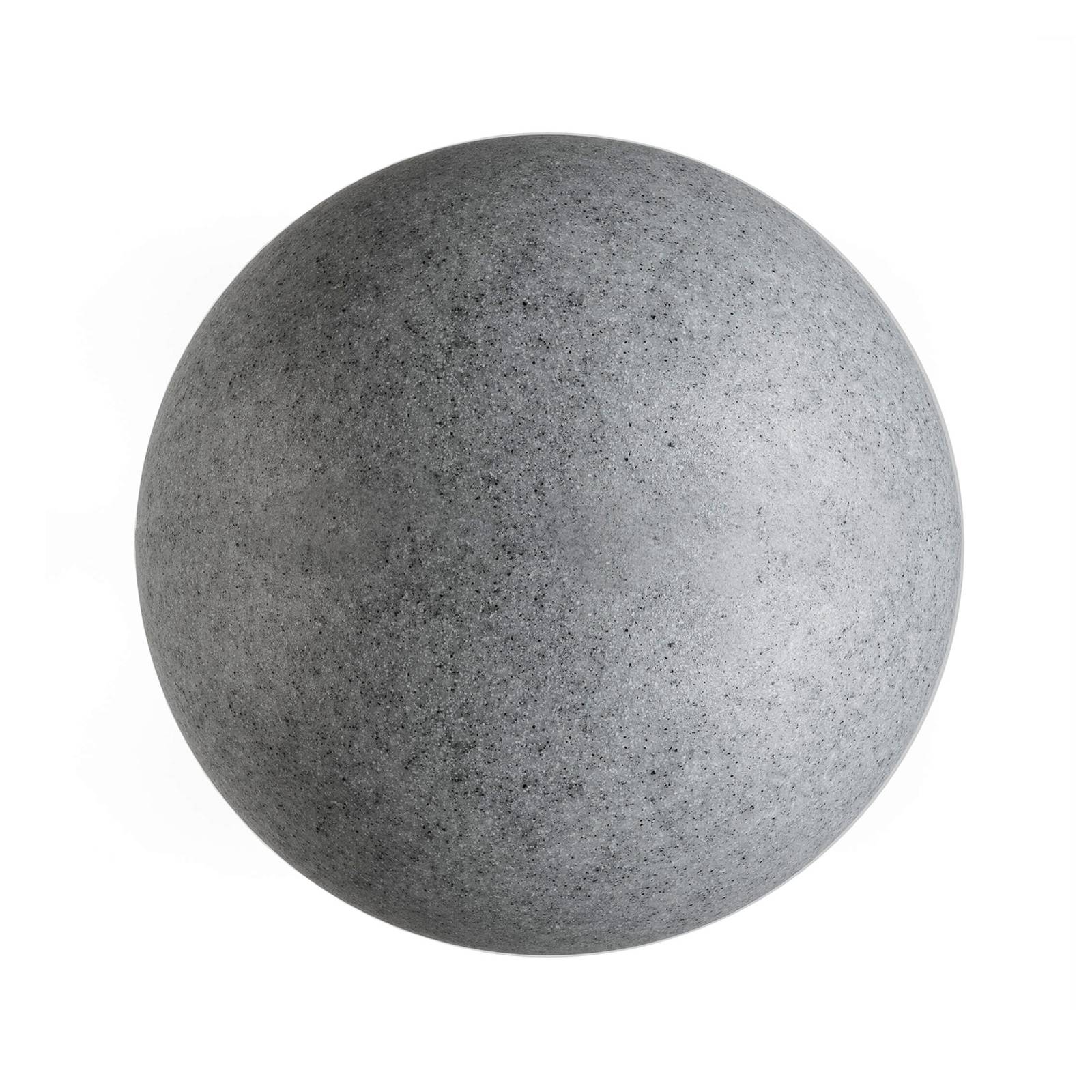 Außen-Kugelleuchte mit Erdspieß, granit, Ø 45cm günstig online kaufen