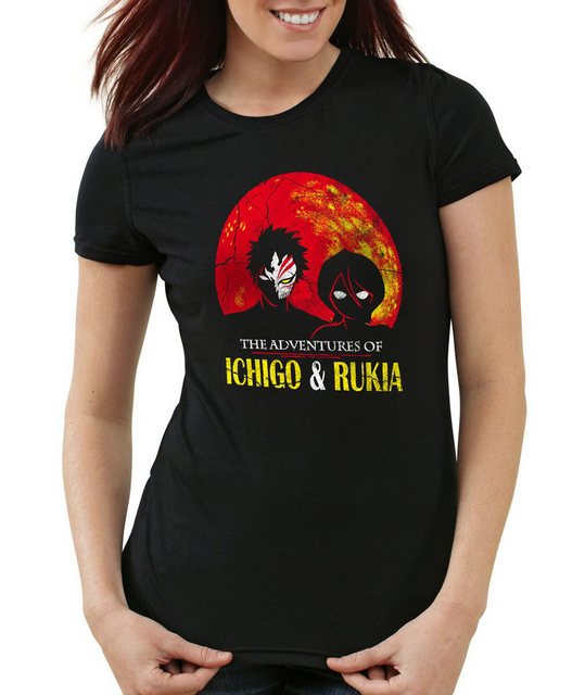 style3 T-Shirt Ichigo Rukia bleach anime manga hollow shinigami bankai kuro günstig online kaufen