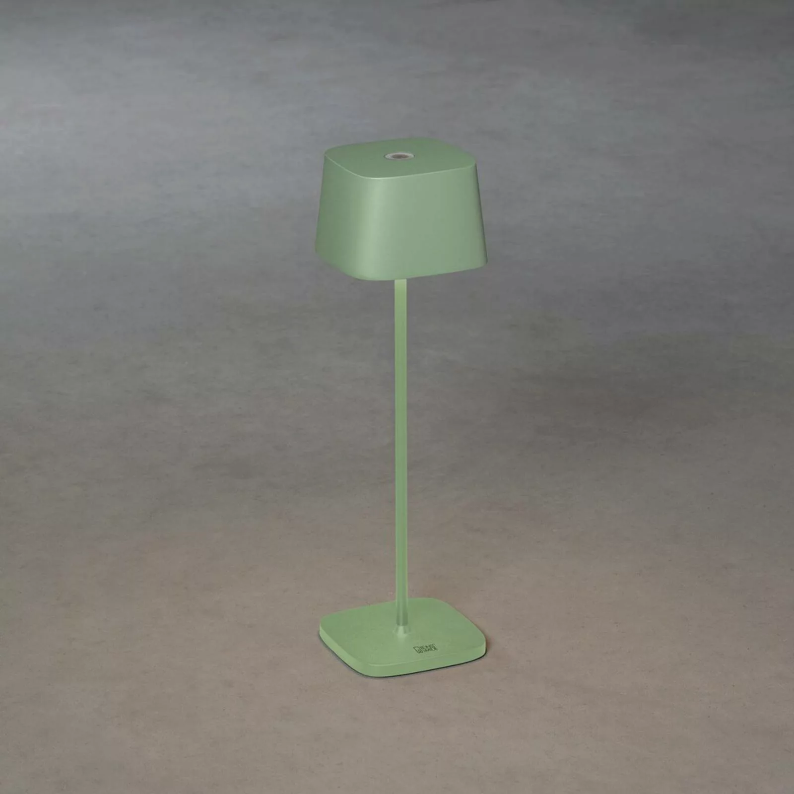 LED-Tischleuchte Capri für außen, grün-grau günstig online kaufen