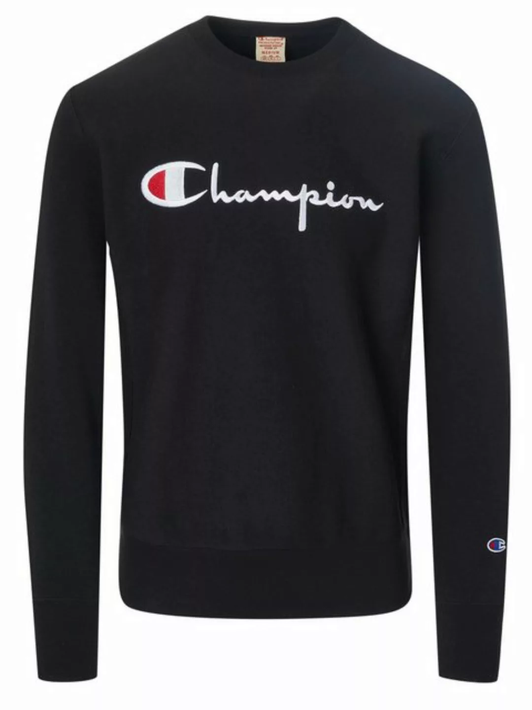 Champion Sweater Champion Pullover schwarz günstig online kaufen