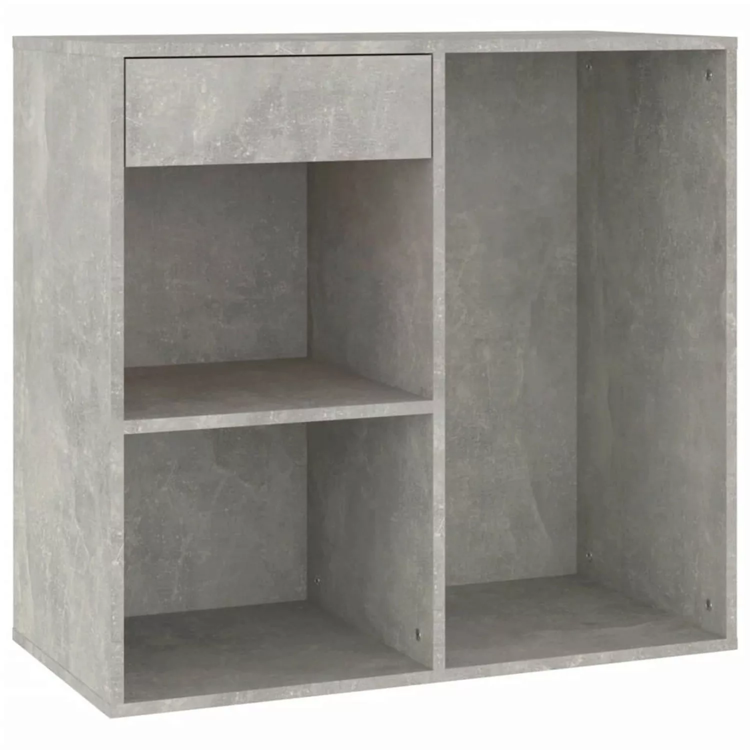 vidaXL Kosmetikschrank Betongrau 80x40x75 cm Holzwerkstoff günstig online kaufen