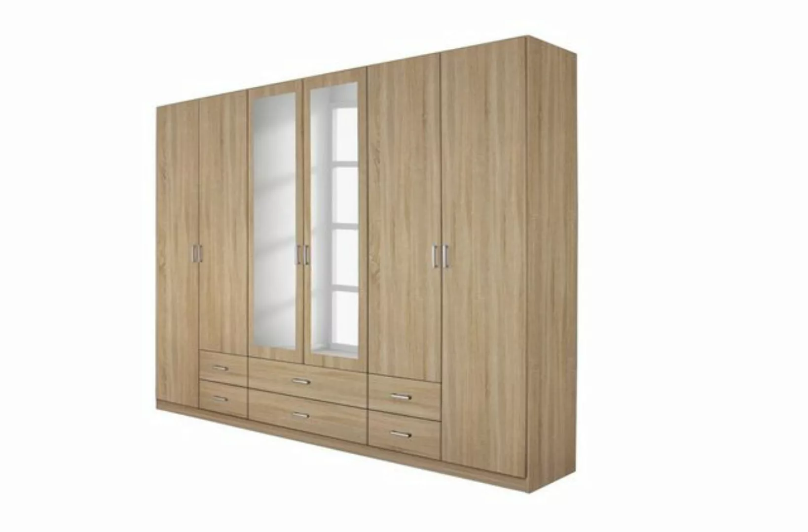 Kindermöbel 24 Spiegelschrank Ina beige 6 Türen B271*H210 günstig online kaufen