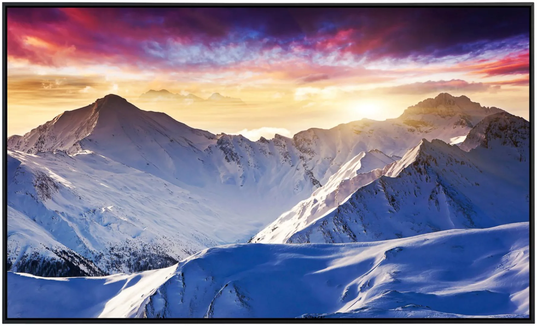 Papermoon Infrarotheizung »Schneeberge«, sehr angenehme Strahlungswärme günstig online kaufen