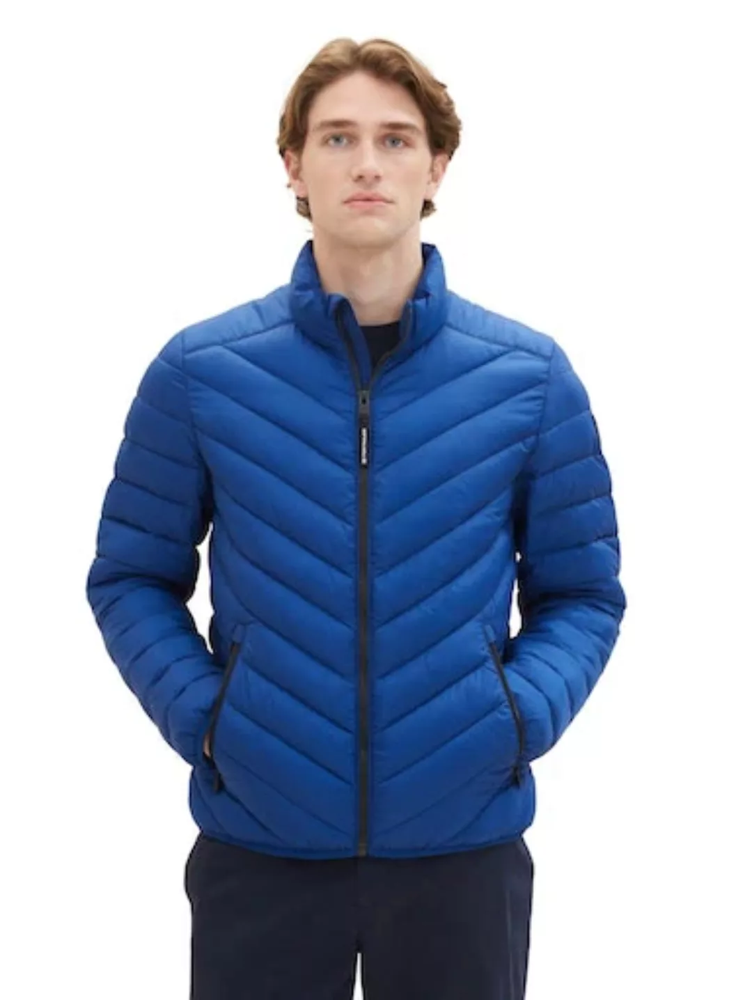 TOM TAILOR Steppjacke mit Logo Applikation am Ärmel günstig online kaufen