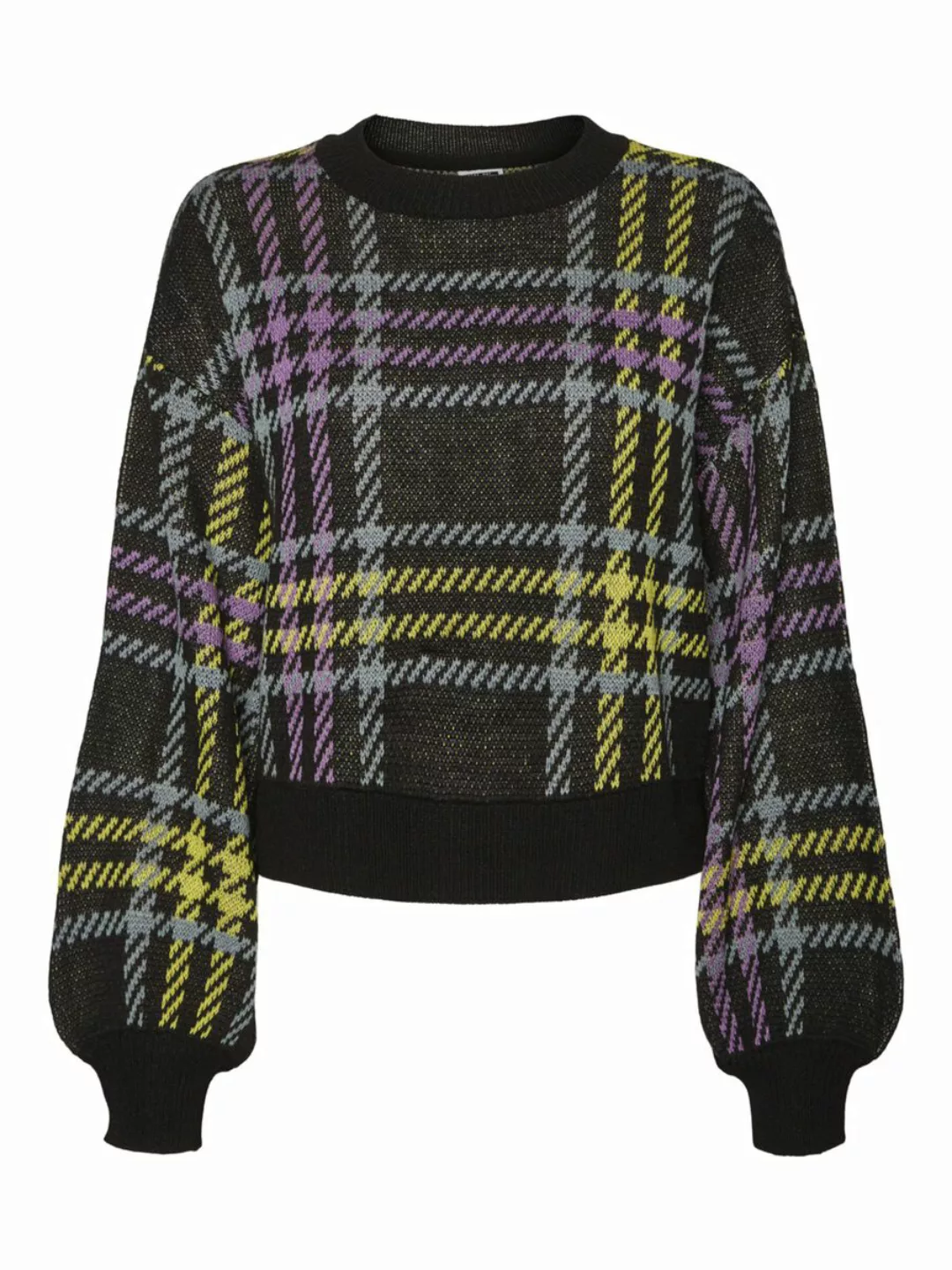 NOISY MAY Gestrickt Pullover Damen Schwarz günstig online kaufen