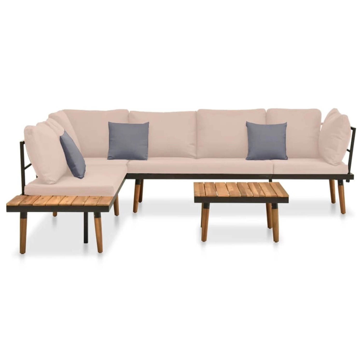 Vidaxl 4-tlg. Garten-lounge-set Mit Kissen Massivholz Akazie günstig online kaufen