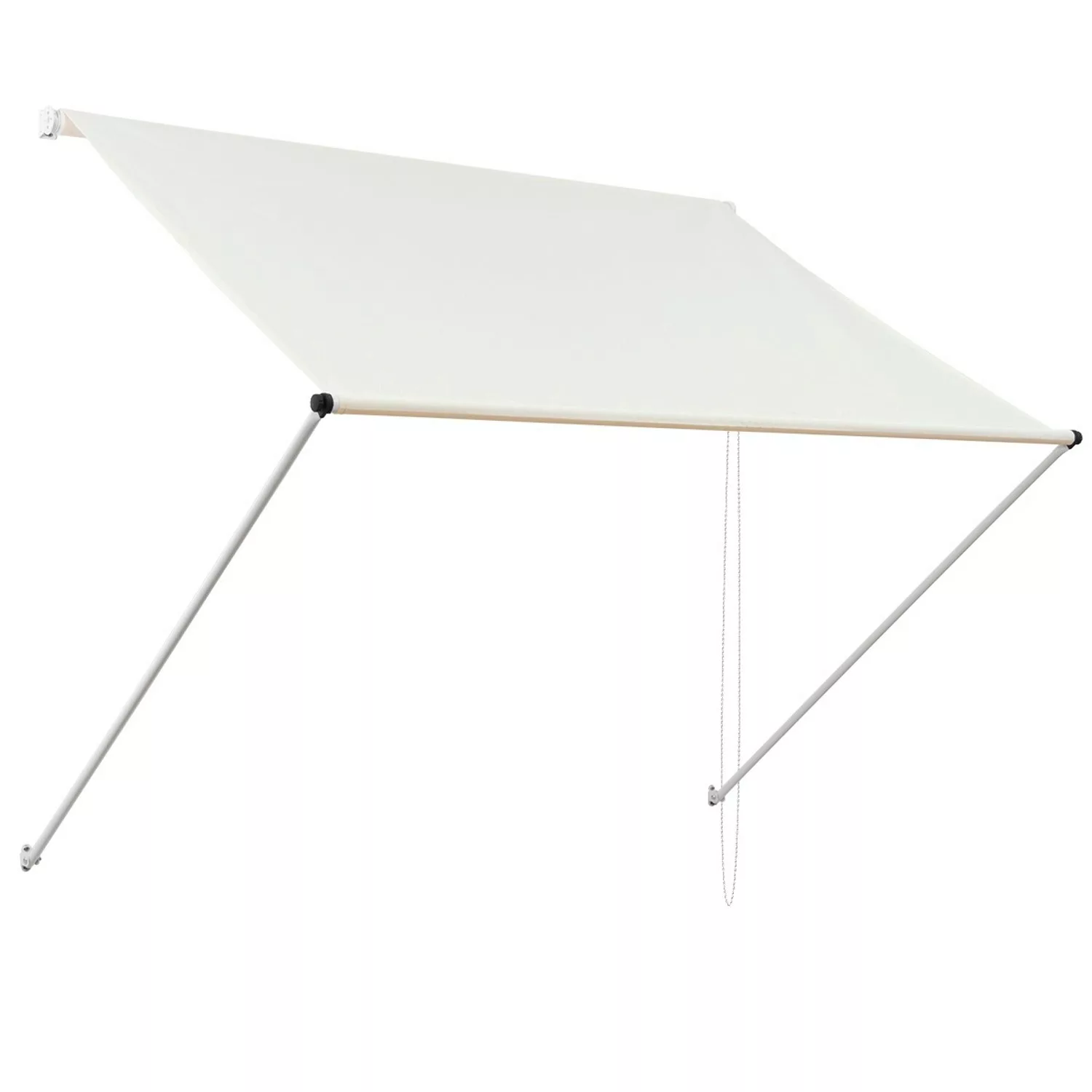 ML-Design Markise 350 x 120 cm Beige 50 UV-Schutz aus Metall und Polyester günstig online kaufen